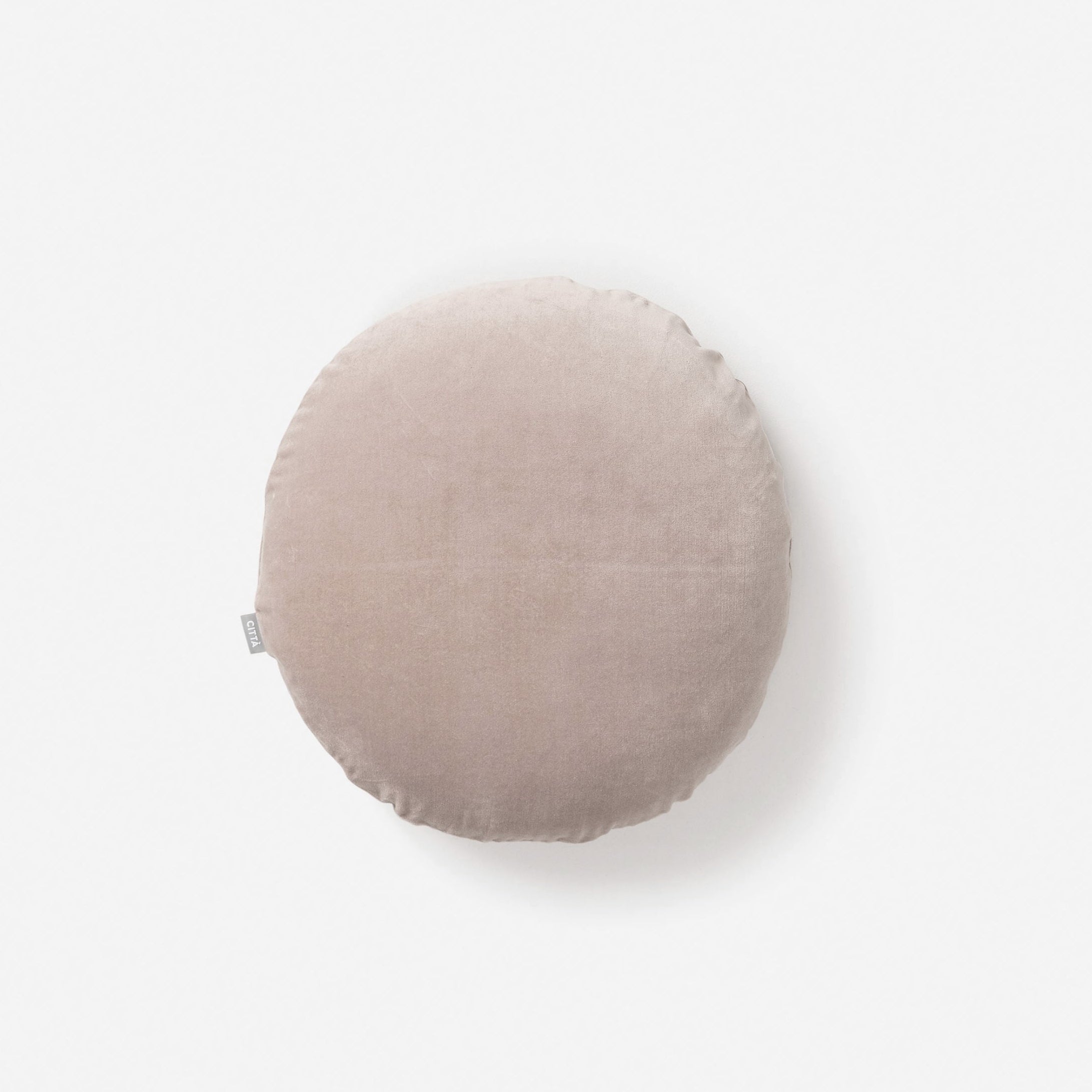 Velvet Round Cushion - Scoria Tint