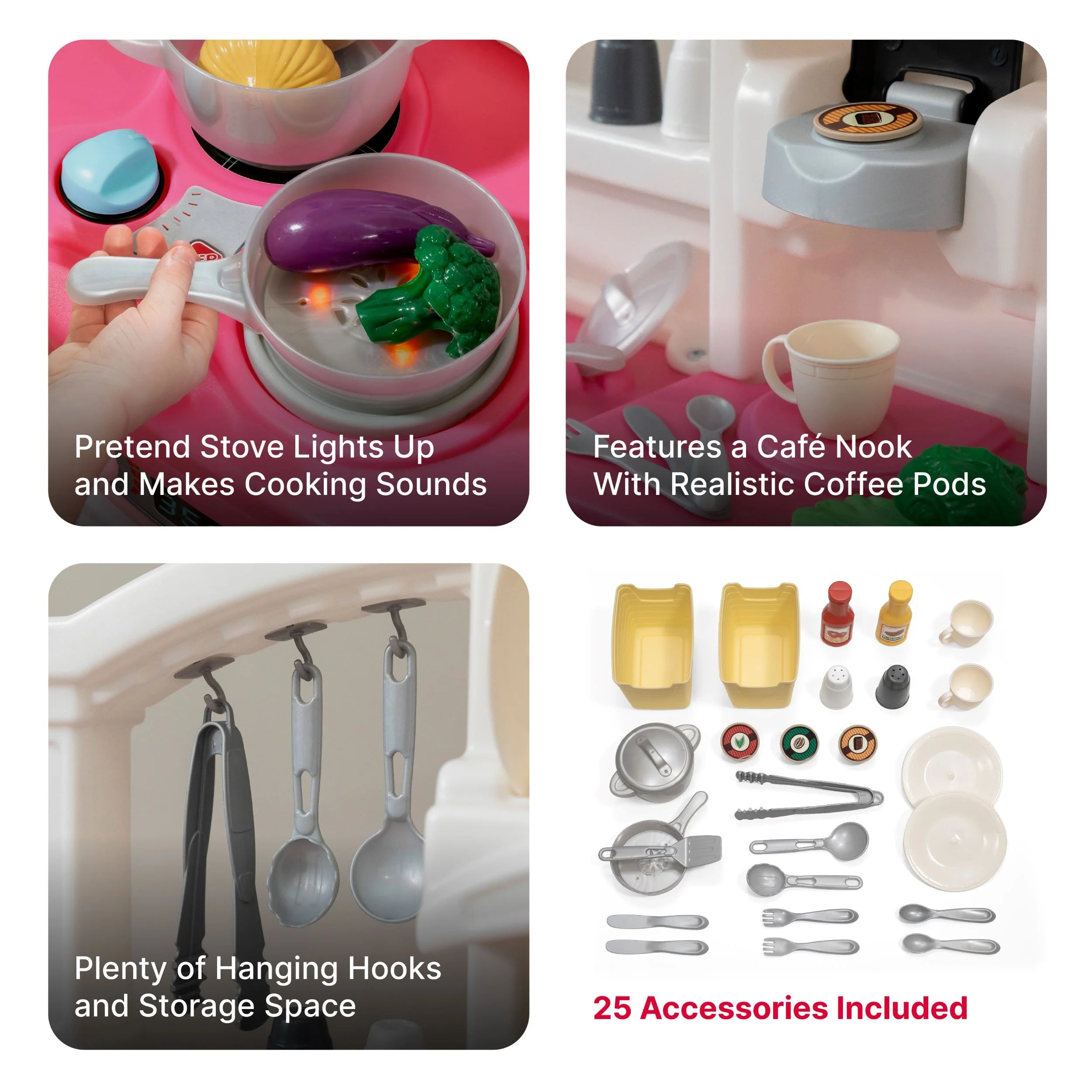 Cuisine pour enfants Step2 Fun with Friends 2025, rose