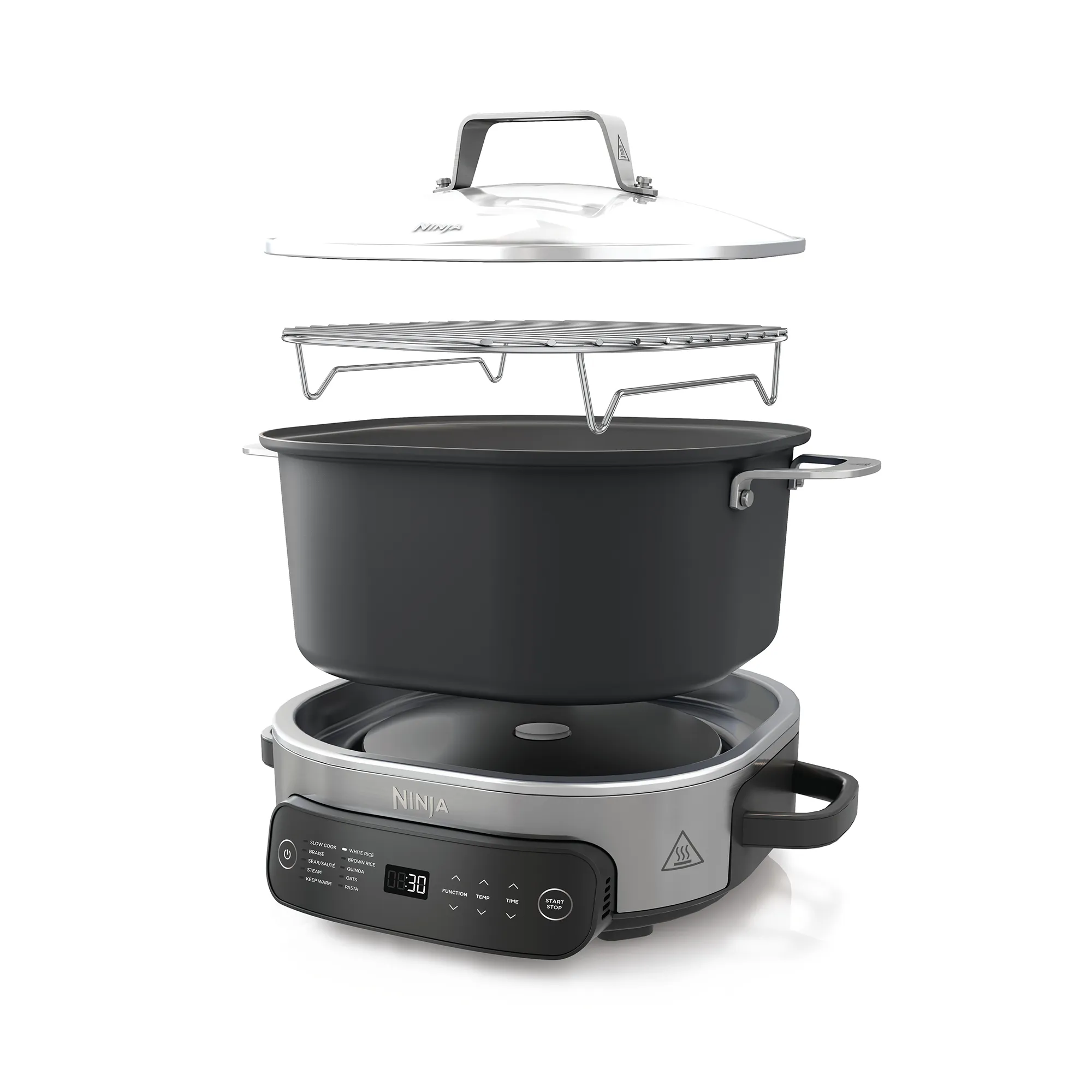 2025 Descubre el Ninja® Foodi® PossibleCooker™ Pro – el PossibleCooker™ versátil para el día a día. que reemplaza 10 aparatos y utensilios de cocina.