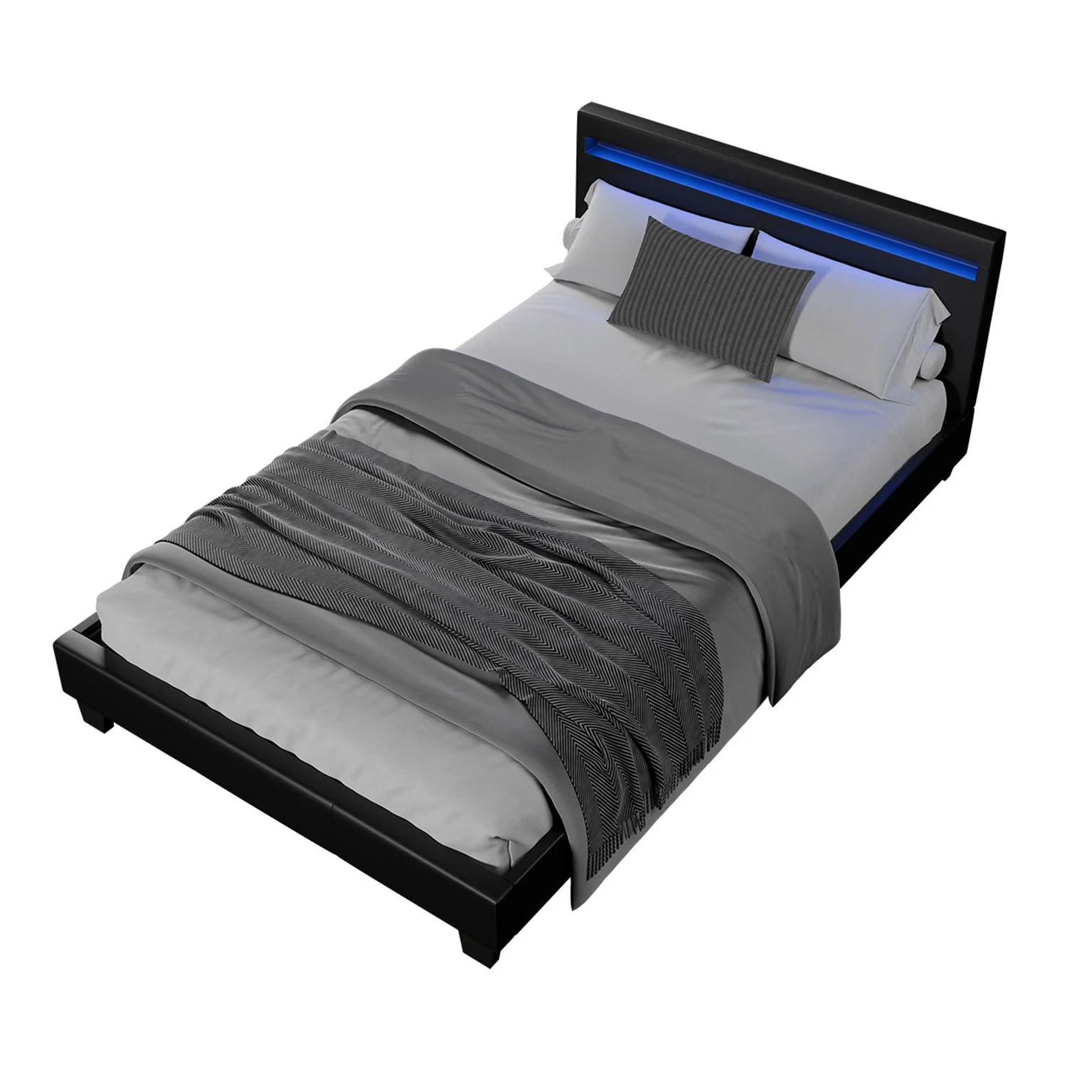 Lit capitonné Verona 2025, 120 x 200 cm, blanc