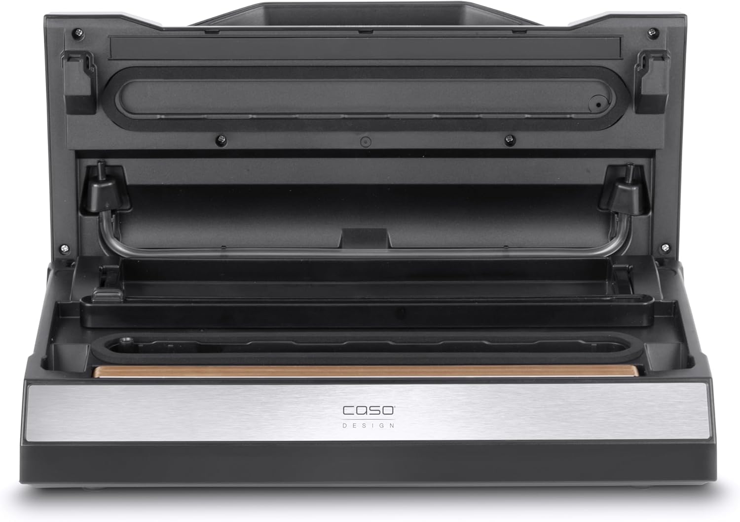 CASO VRH 790 Advanced Pro – Hochwertiger Vakuumierer für den privaten und professionellen Einsatz – Bis zu 200 Vakuumierzyklen in Folge möglich – Automatisches Vakuumieren von Flüssigkeiten – Edelstahl