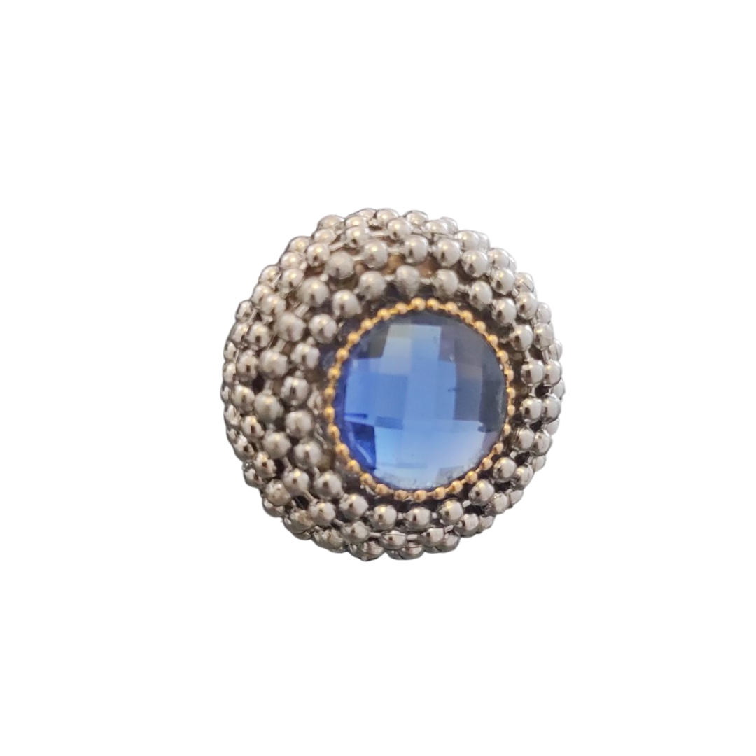 Rockabilly Blue Rebel Ring