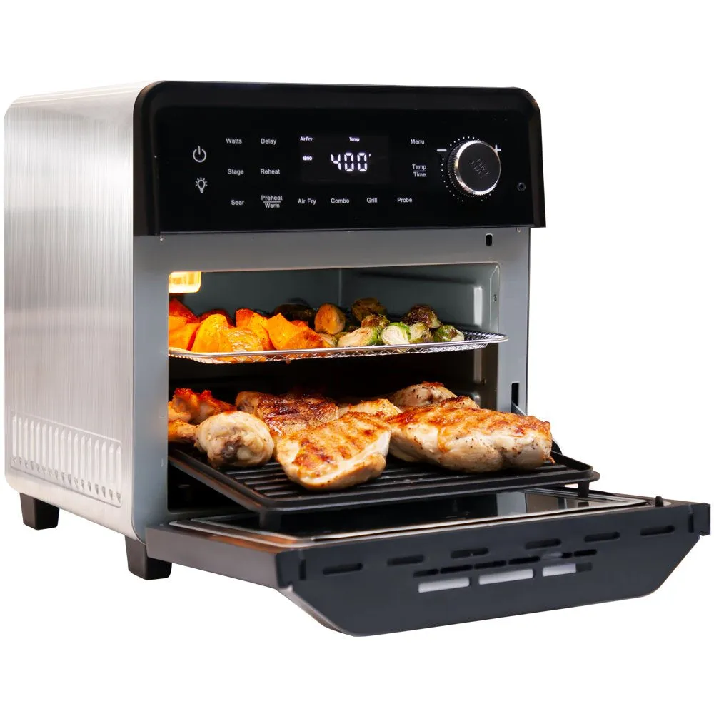 Smart Grill with Combo Cooking & Air Frying Capabilities