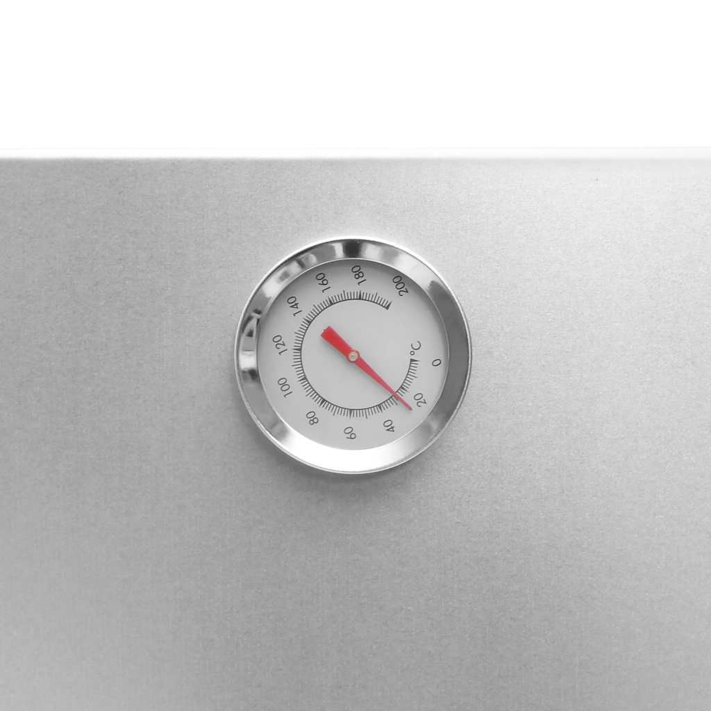 VidaXL BBQ-Smoker-Ofen aus verzinktem Stahl mit Tisch