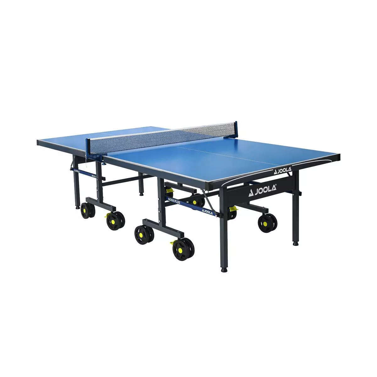 Table de ping-pong d'extérieur JOOLA Nova Pro Plus avec filet imperméable. 2,74 m x 1,52 m. Pliable. Surface en aluminium.