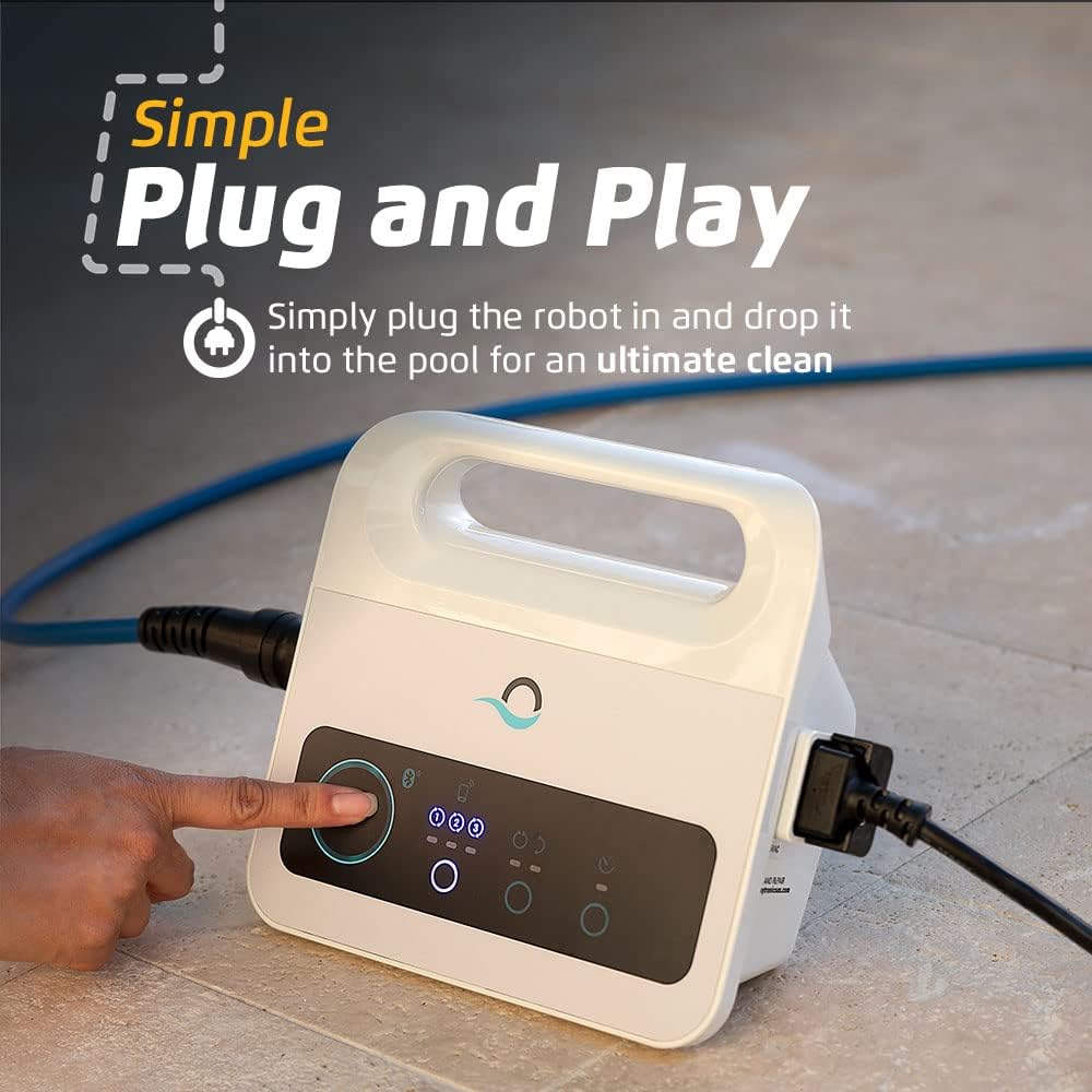 Robot nettoyeur de piscine Dolphin Nautilus CC 2025 pour piscines jusqu'à 10 mètres – Brosse pour grimper aux parois