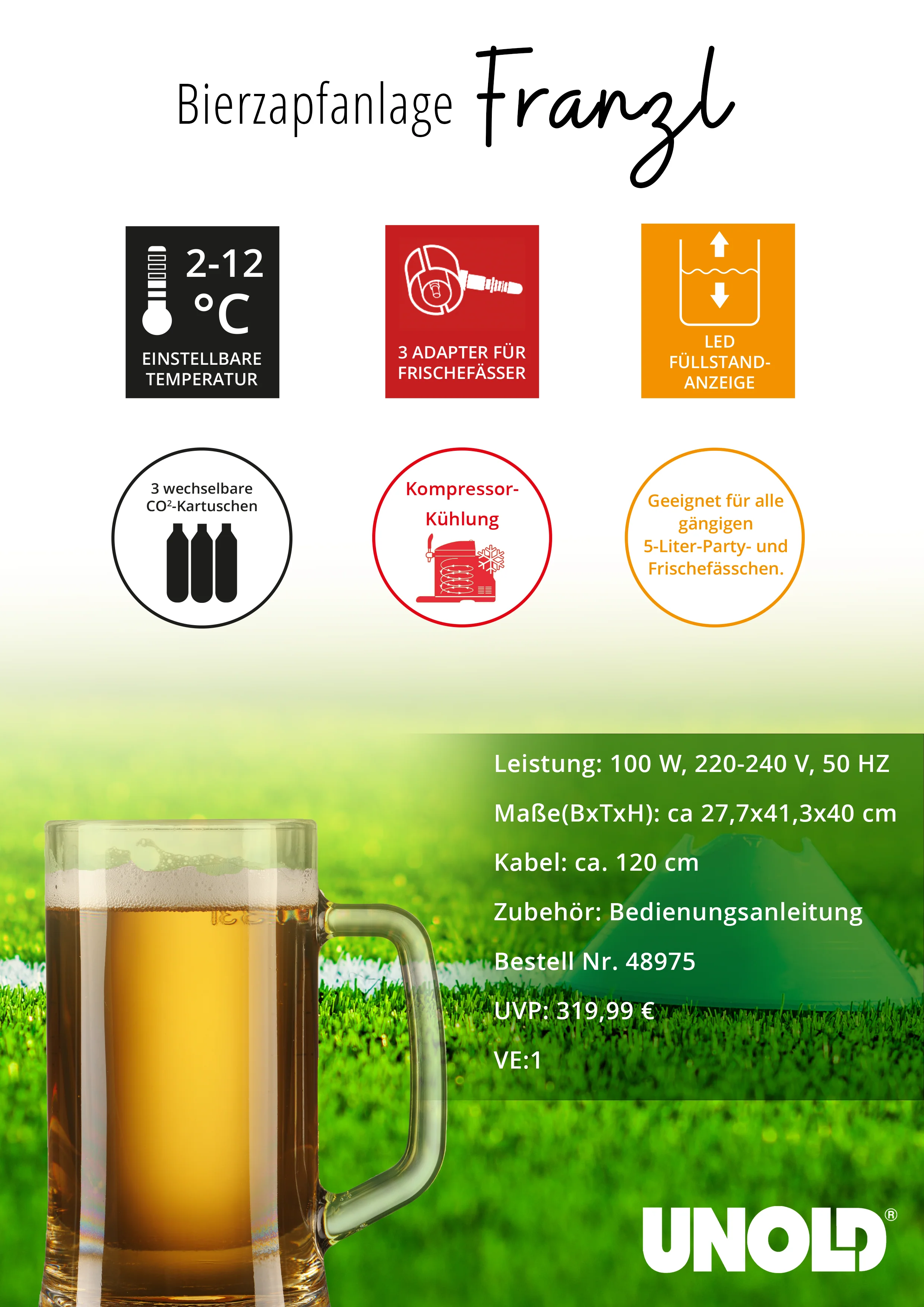 2025 Franzl øldispenser