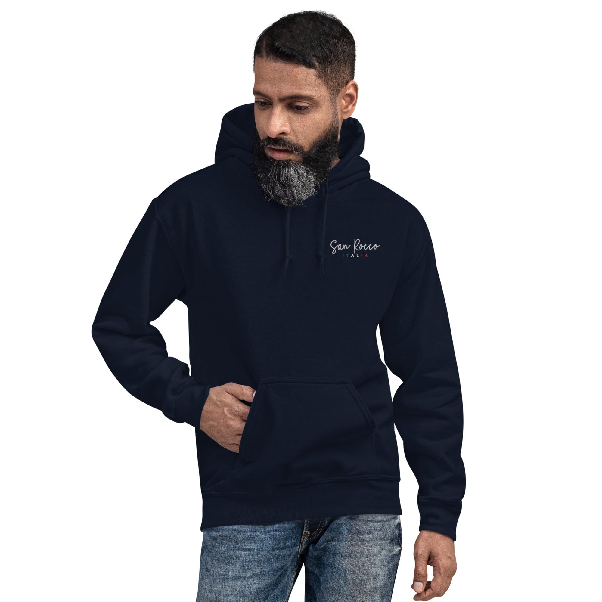 San Rocco Italia Embroidered Logo Unisex Hoodie