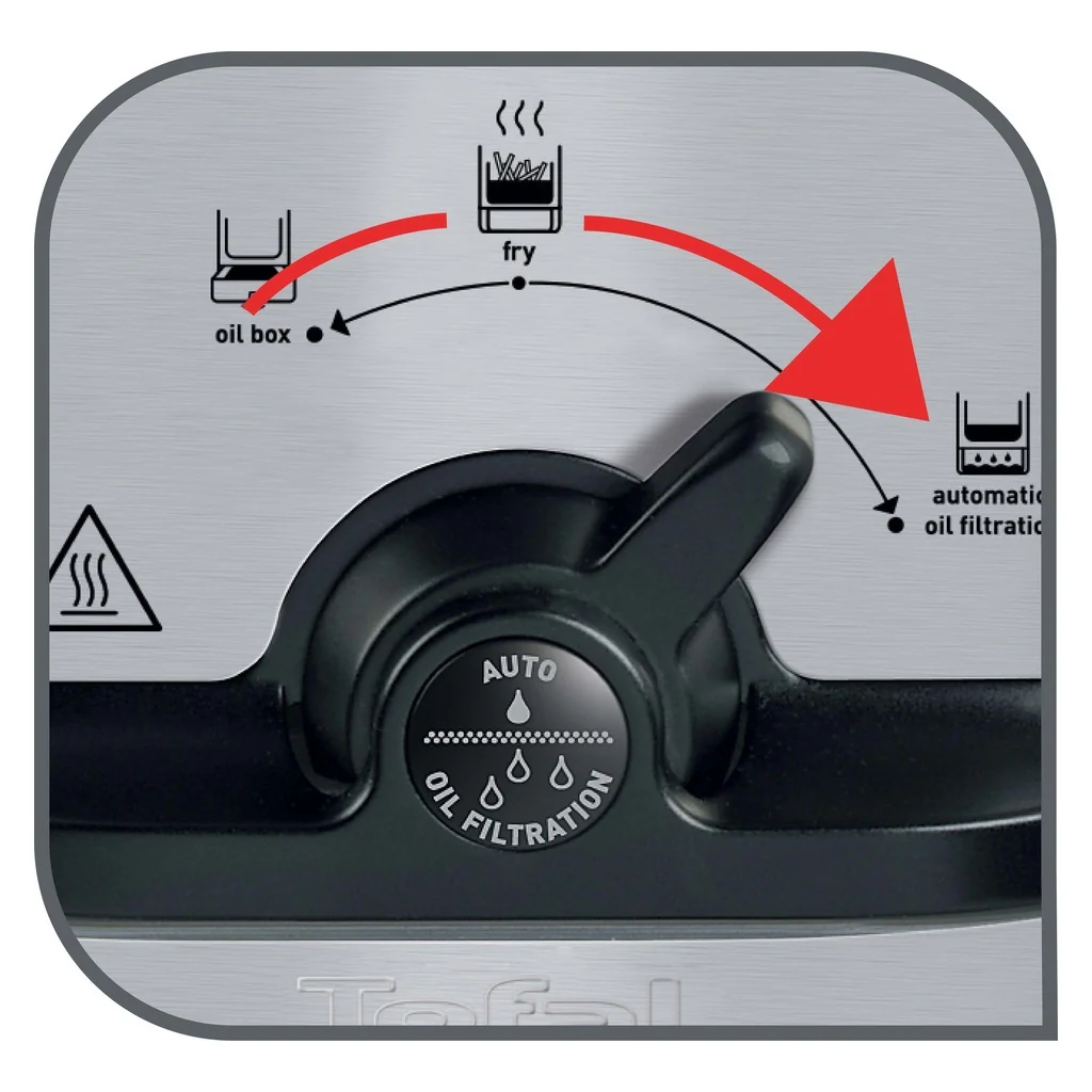 2025 Tefal Oleoclean Compact FR7016 frituregryde i rustfrit stål