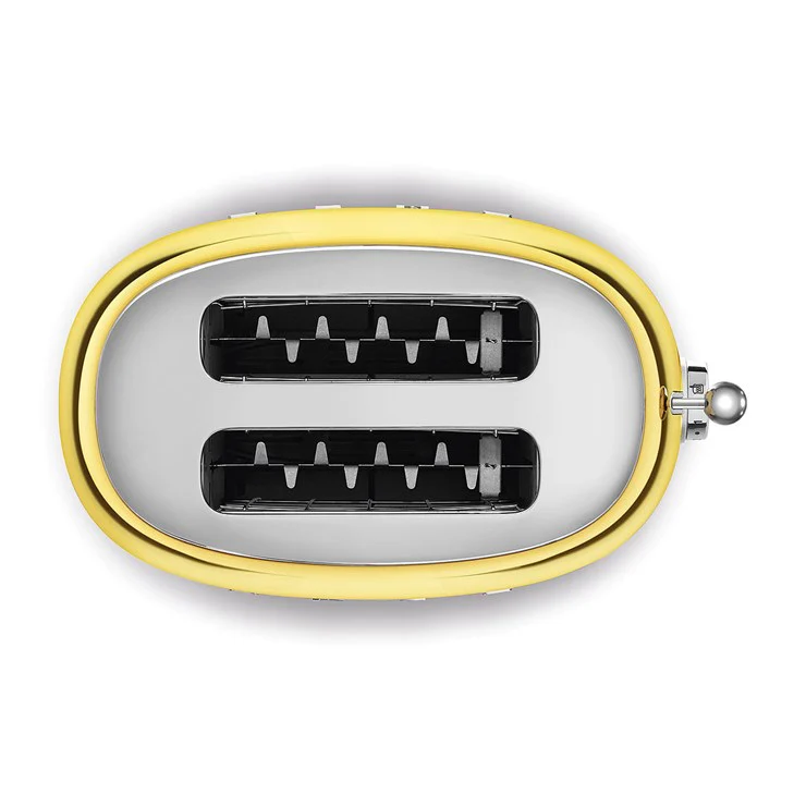 Grille-pain rétro SMEG TSF01GOUK 2 tranches, style années 50 – Finition or mat
