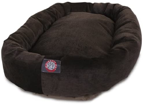 Majestic Pet Villa Bagel Hundeseng | Beroligende donutformet seng, flere størrelser og farver