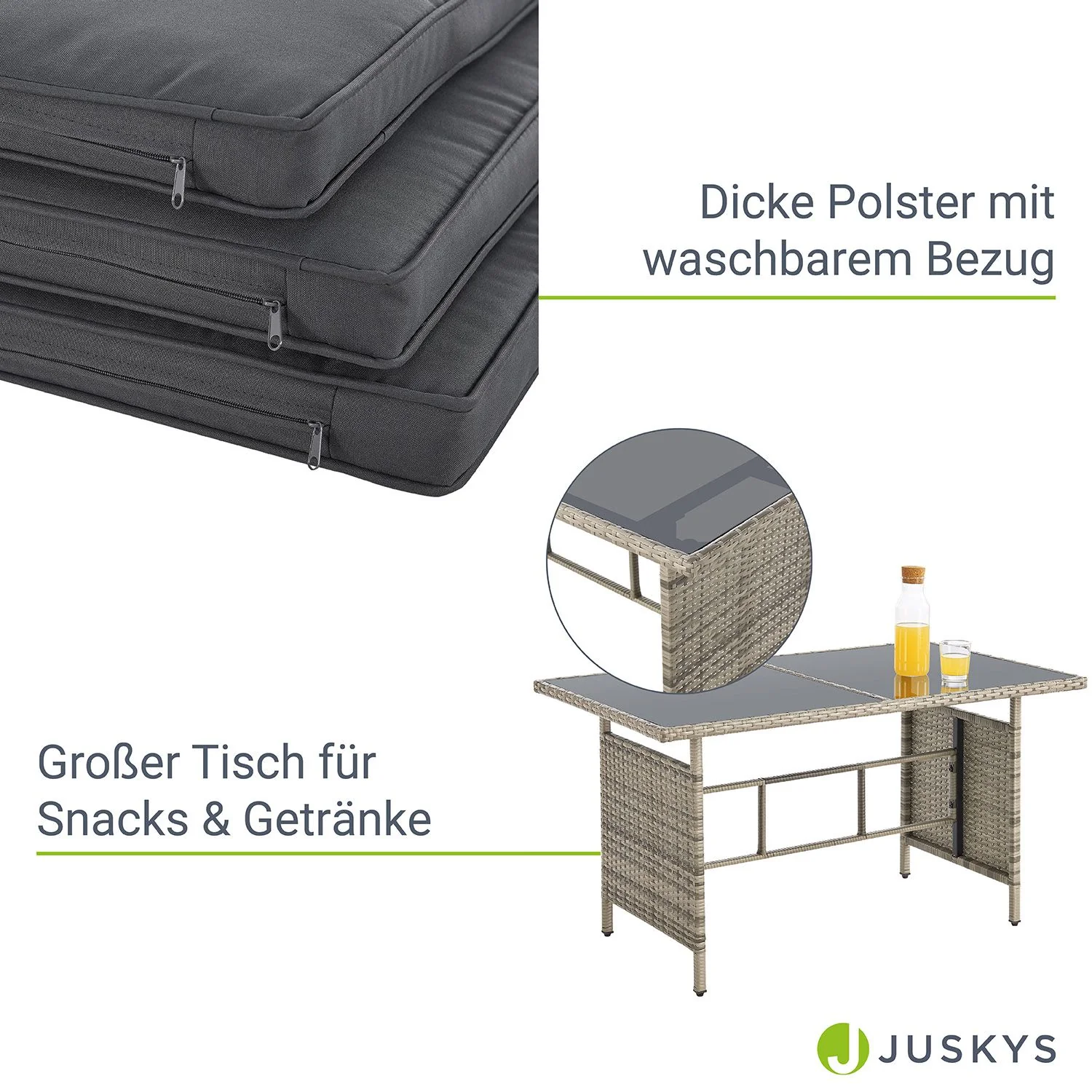 Ensemble de salon Turin en polyrotin 2025