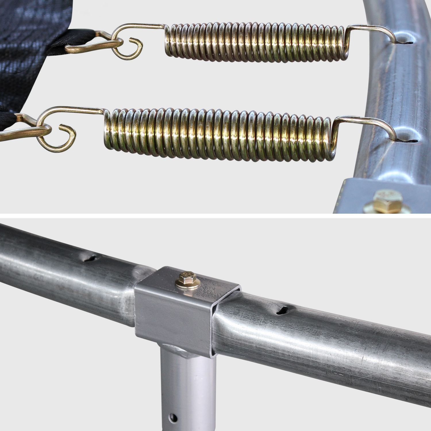 305 cm Trampolin mit Sicherheitsnetz, Blau