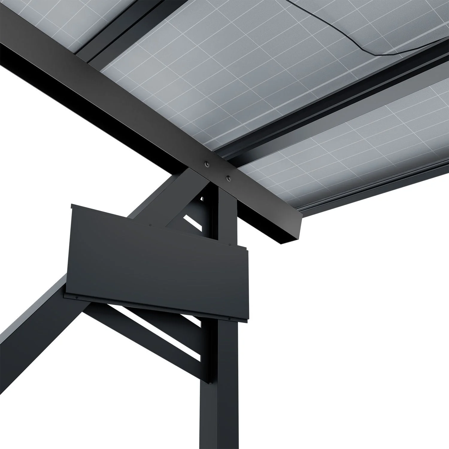 Structure de carport solaire SunLuxe 2025 - 4100 watts