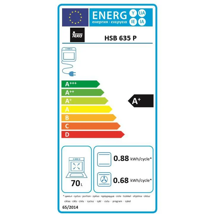 Teka HSB635PSS Pyrolyseofen