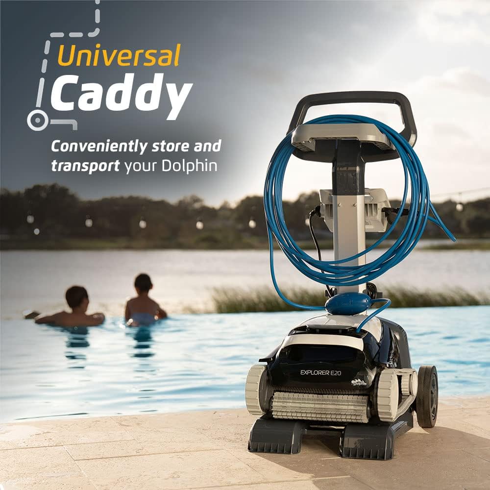 Robot nettoyeur de piscine 2025 pour piscines jusqu'à 9 mètres – Brosse de nettoyage et filtres à chargement par le haut