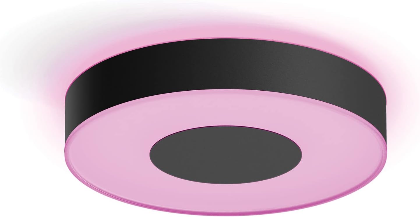 Philips Hue Infuse Smart LED-Deckenleuchte 33 W – 2100 Lumen, Weiß, kompatibel mit Alexa und Google Home, Durchmesser 38 cm