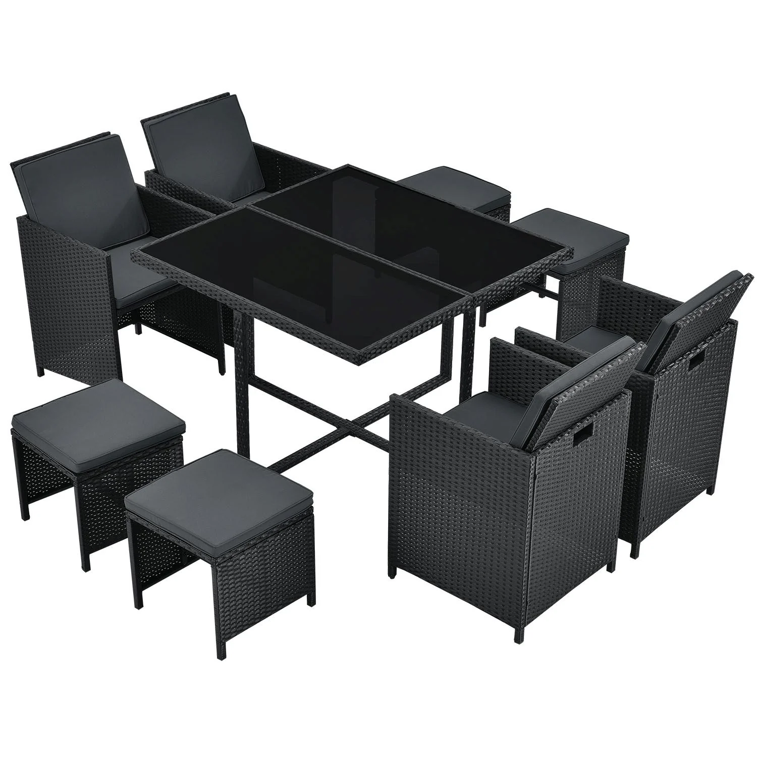 Ensemble de salon Baracoa L en polyrotin 2025