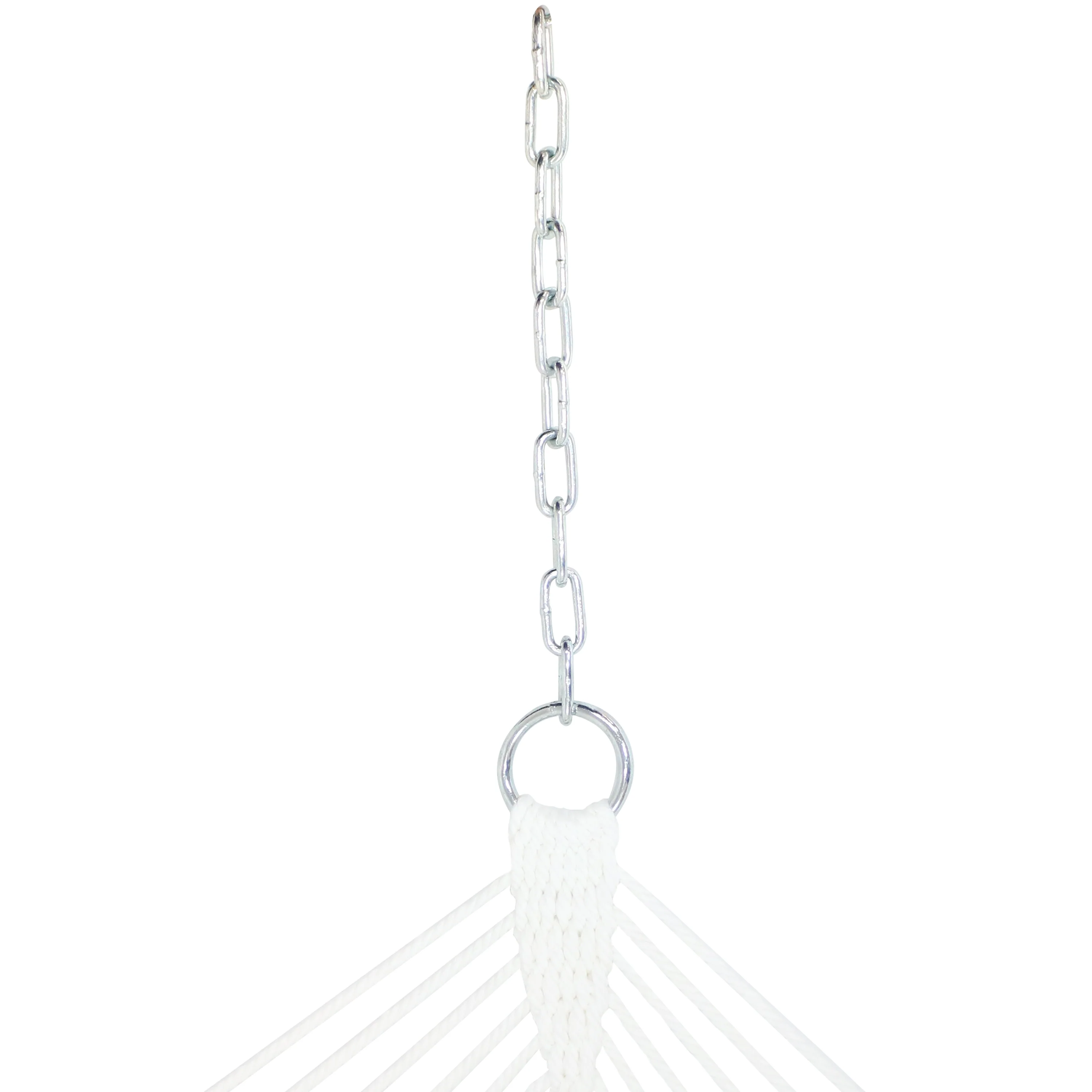 2025 Sunnydaze Dobbeltpolstret Stofhængekøje med Pude til 2 Personer