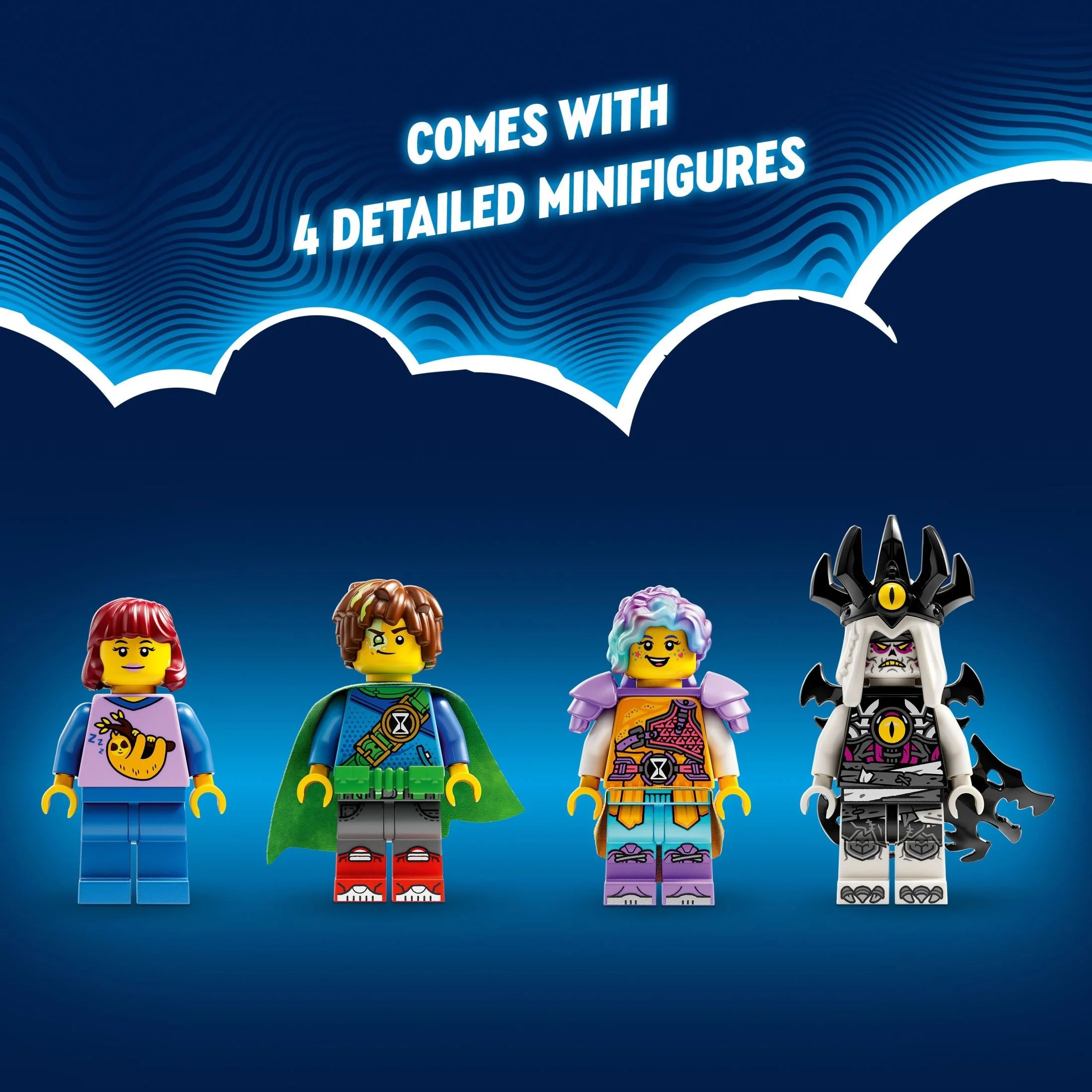 LEGO DREAMZzz Albtraum-Haifischschiff 71469: Baue das Set als fliegendes Piratenschiff oder Monstertruck. Enthält 4 Minifiguren und eine Haifischfigur. Geschenk für Kinder und Jugendliche ab 10 Jahren.