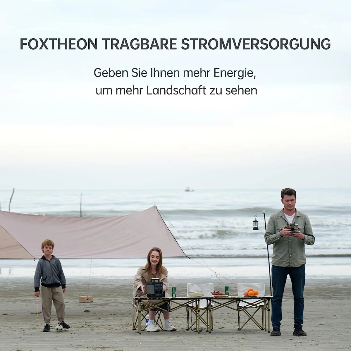 2025 Foxtheon iGo 1200 – Bærbar kraftstation med 1200W LFP-batteri