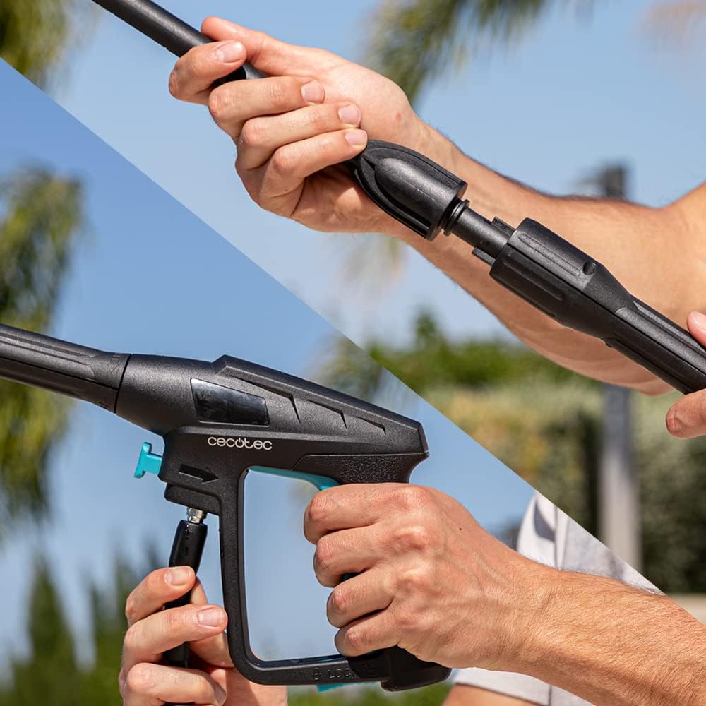 Cecotec HydroBoost 2400 AdvanceClean højtryksrenser. 2400W, Hjem, Have eller Bil, Flowhastighed på 480l/t, 180 trykbarer, Aluminiumpumpe, Aktionsradius 14 m