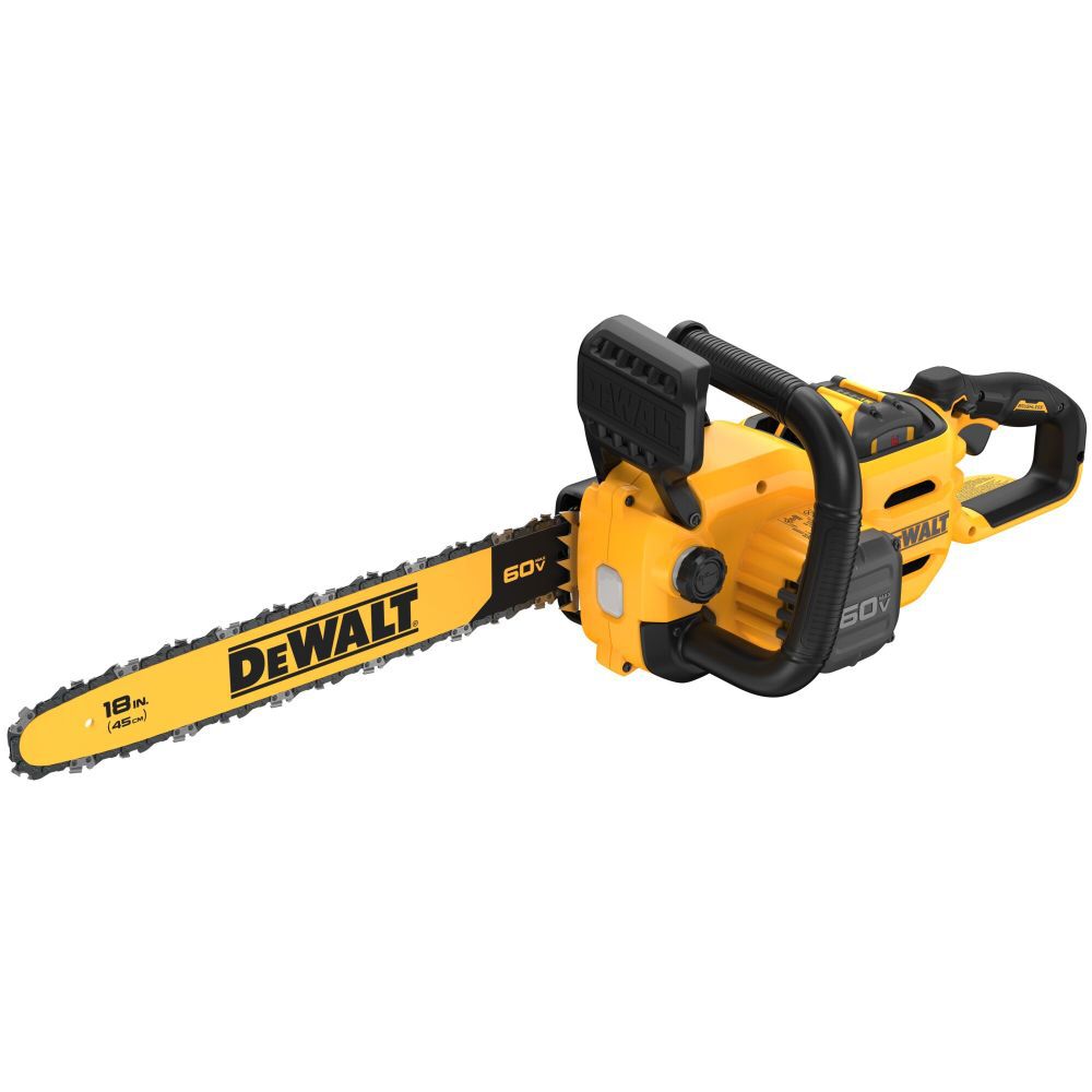 Tronçonneuse sans fil DEWALT 60V MAX. Guide de 45,7 cm (18 po). Moteur sans balais. Batterie incluse.