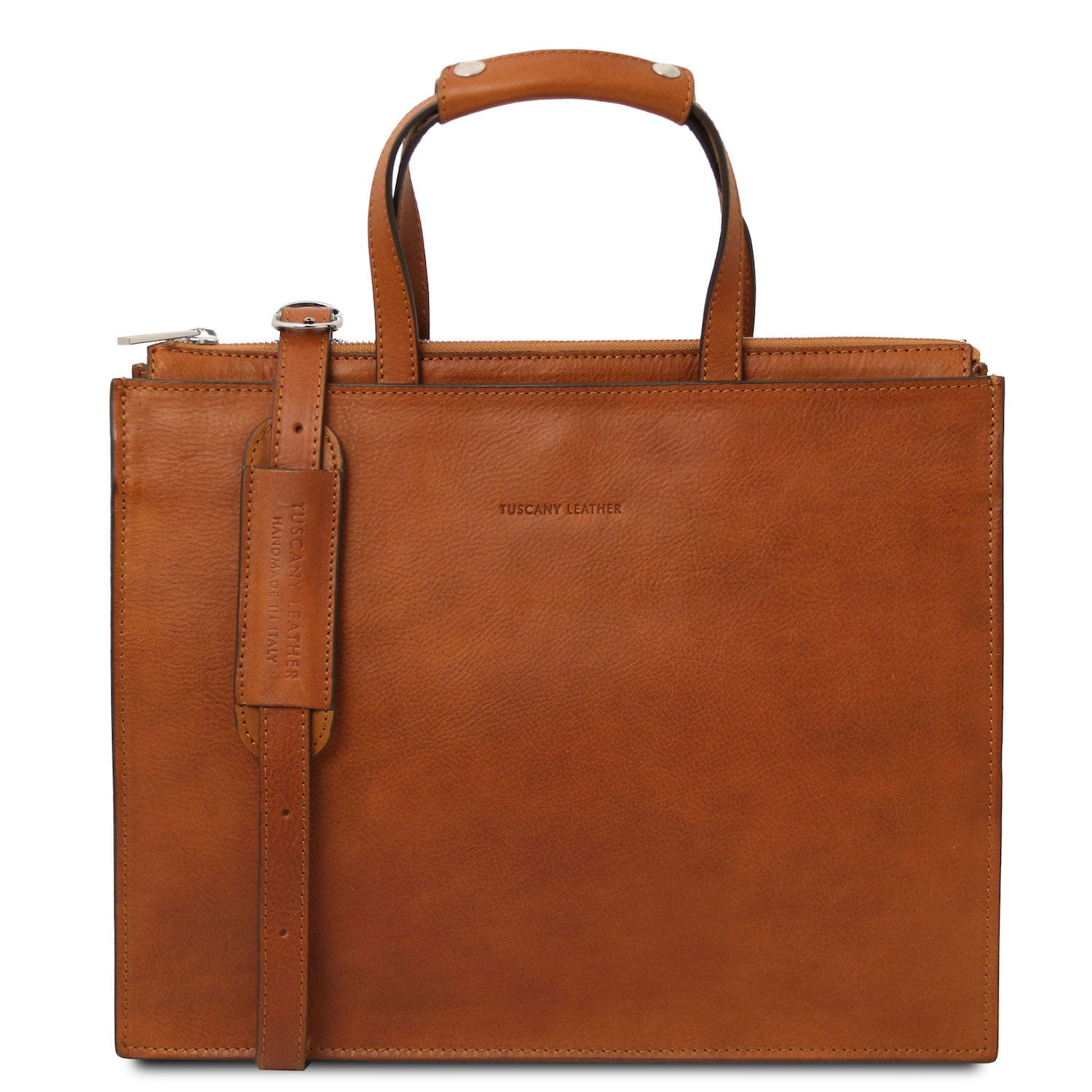 Palermo - Italian leather 3-compartment briefcase for women | TL142452