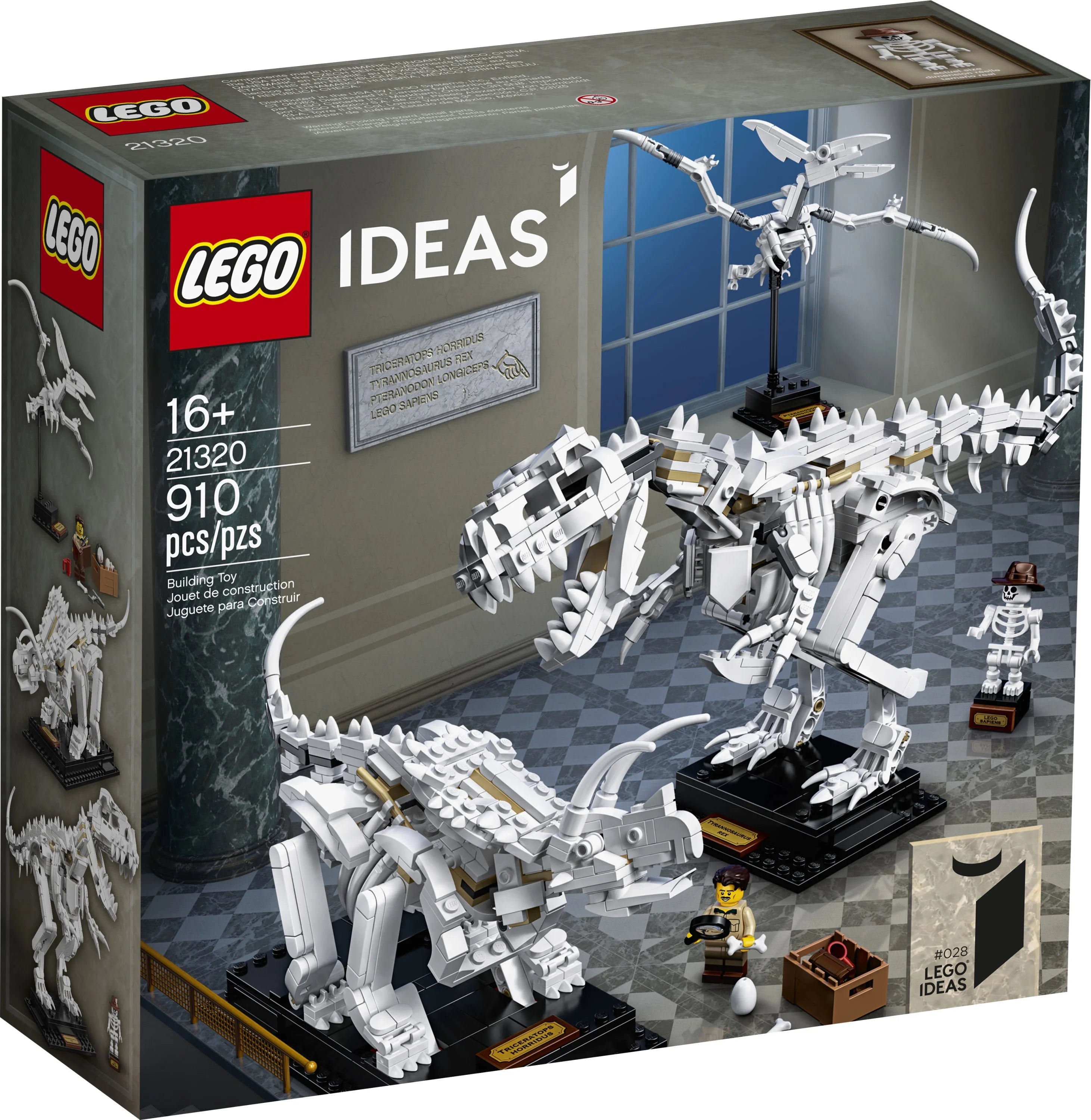 LEGO Ideas 21320 Dinosaurierfossilien – Bauset (910 Teile)