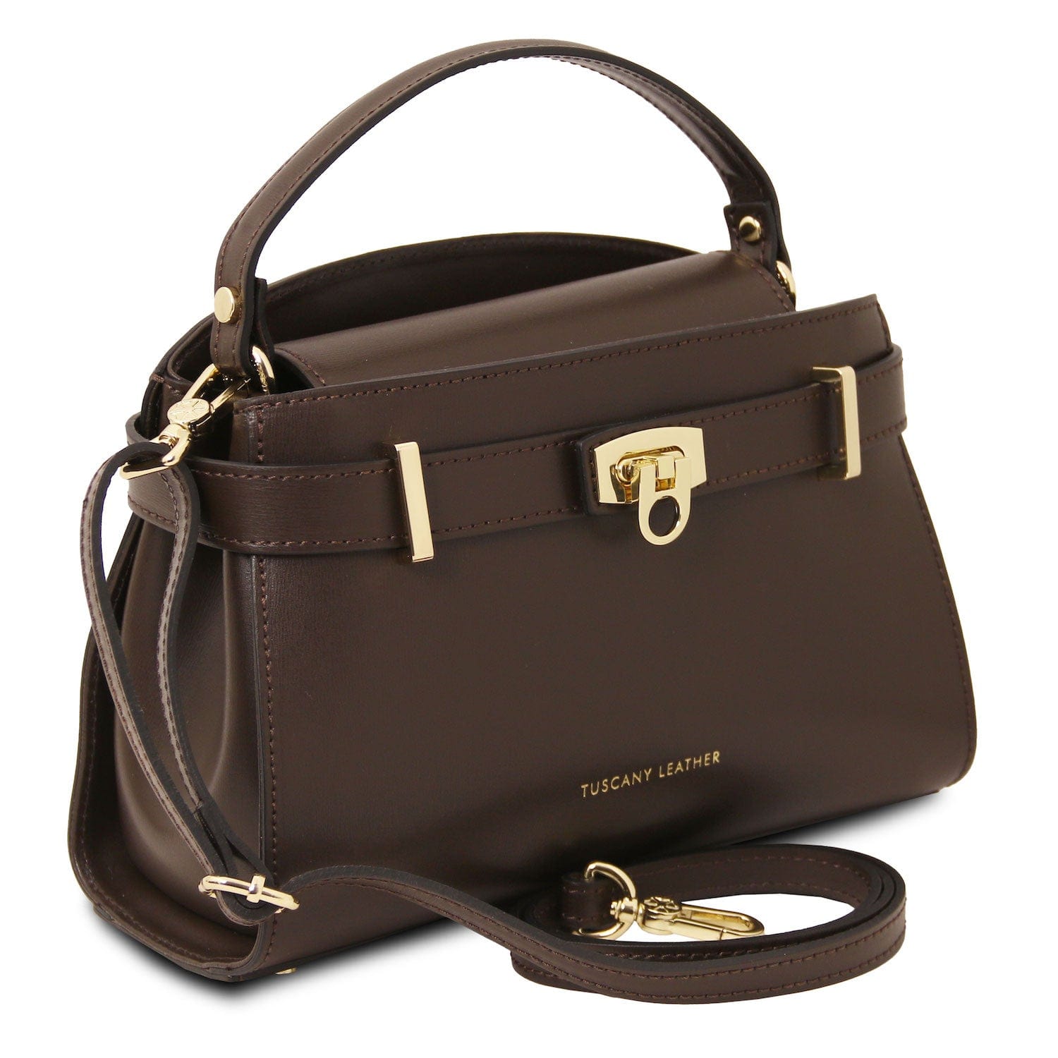 Maisy - Leather top handle bag in smooth leather | TL142459