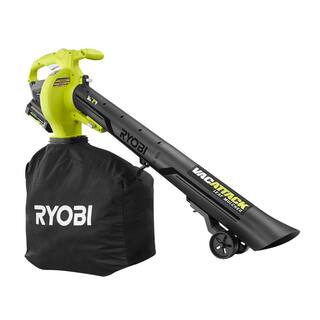 2025 RYOBI Aspirateur-souffleur sans fil 40V Vac Attack aveRYOBI Trådløs Støvsuger-Souffler 40V Vac Attack med makuleringsfunktion. (2) 5,0 Ah batterier og oplader - Model c Fonction Broyeur. (2) Batterier 5,0 Ah og oplader - Model RY40451-2B