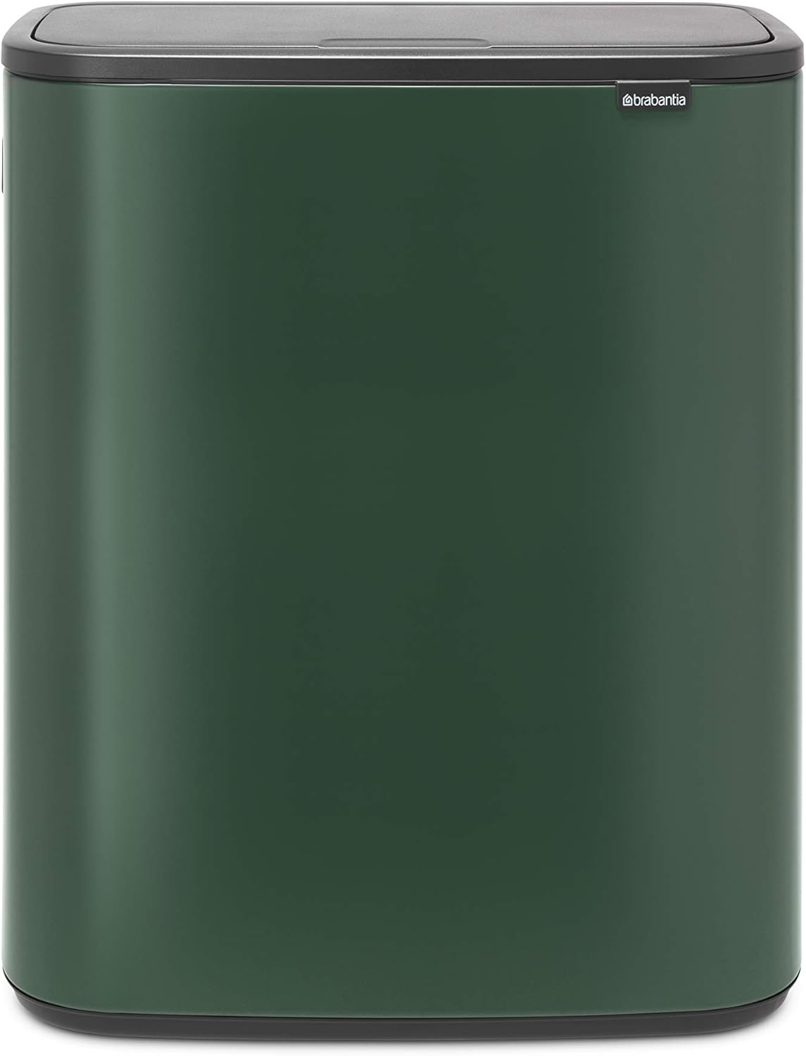 Brabantia Abfalleimer, Stahl matt, Anti-Fingerprint, 2 x 30 l
