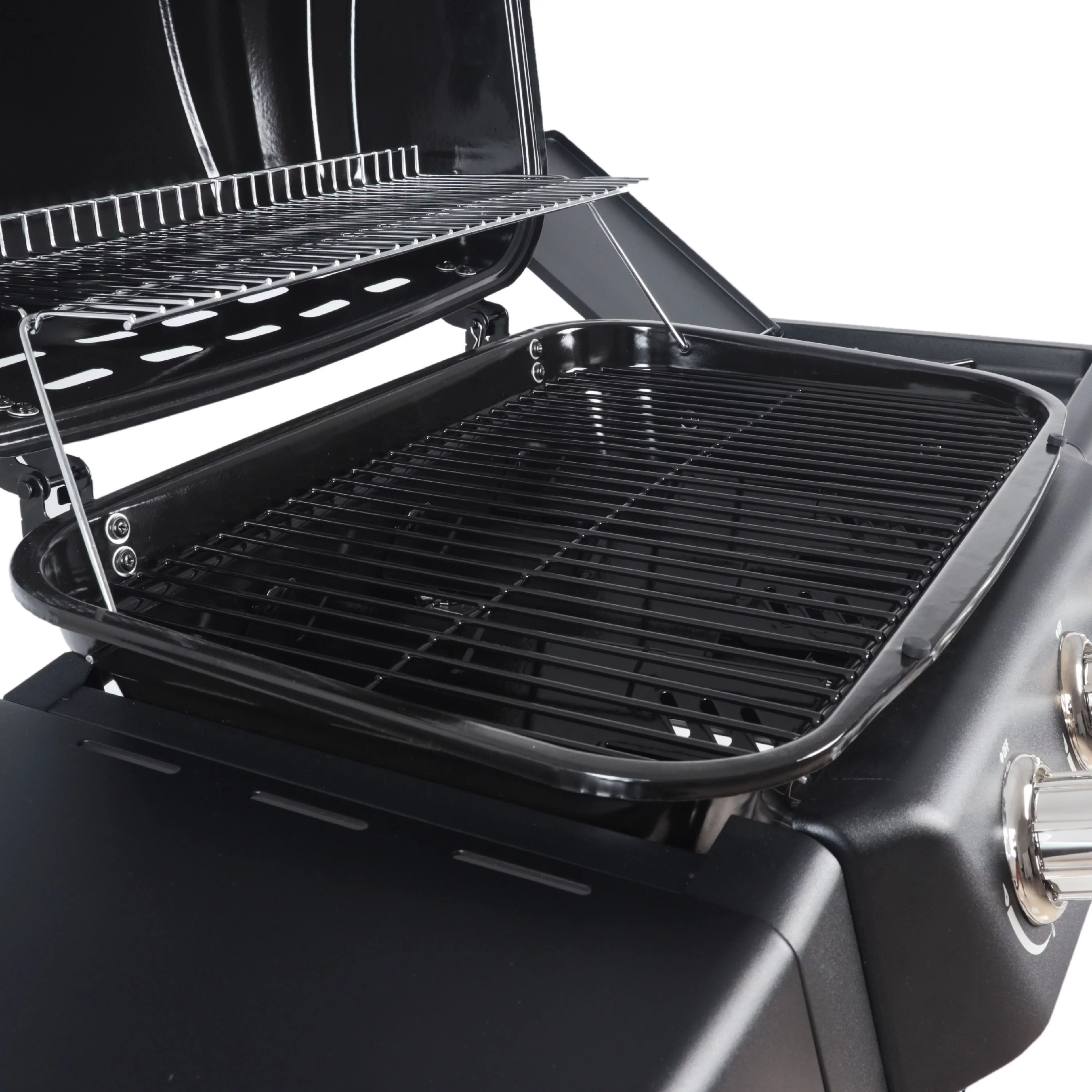 2025 RevoAce gasgrill med 3 brændere og sidebrænder. Safirblå. Model GBC1729WBS. Ny.