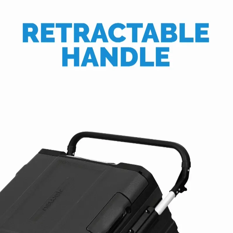 2025 Newair® Bærbar Elektrisk Campingkøletaske. 80 liter. 12V/24V DC