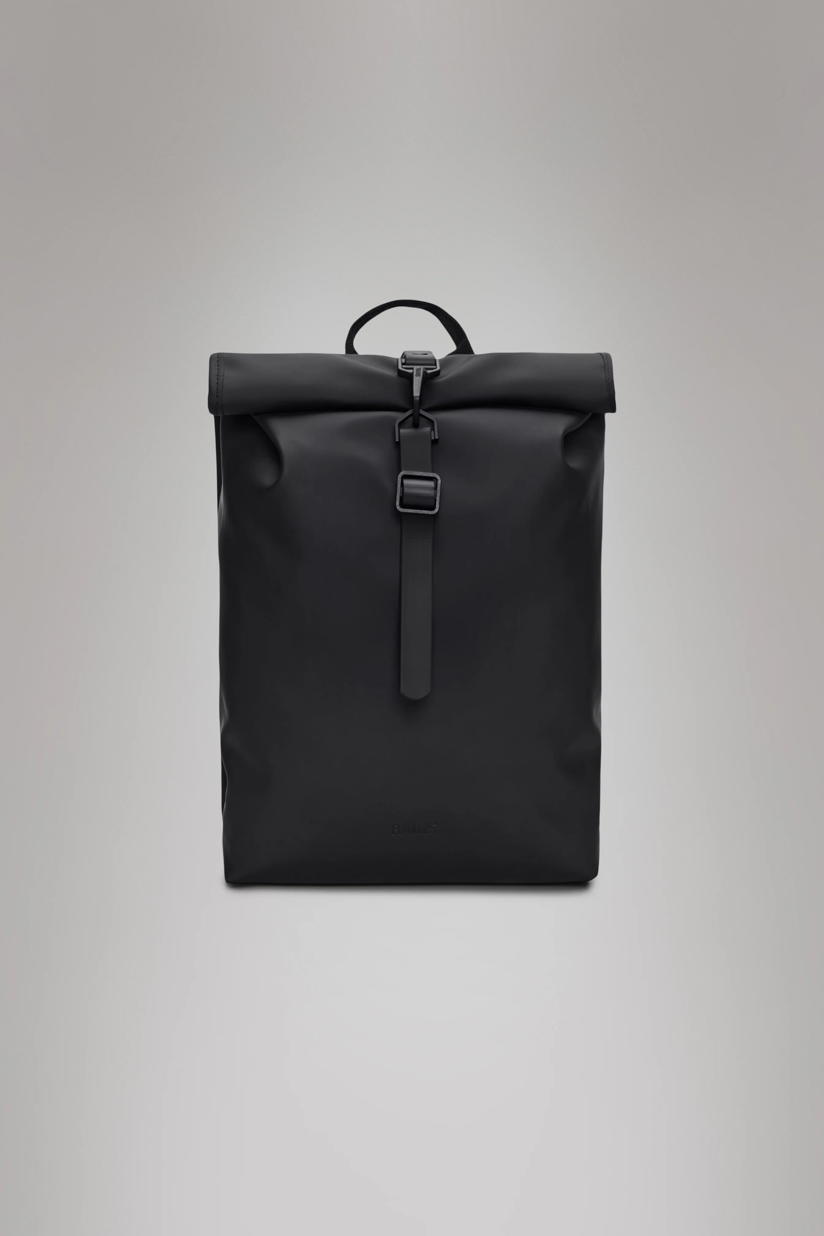 2025 Rolltop Rucksack Mini – Kompakt og vandtæt urban rygsæk med karabinhagelukning – PU-stof – Ideel til daglig pendling