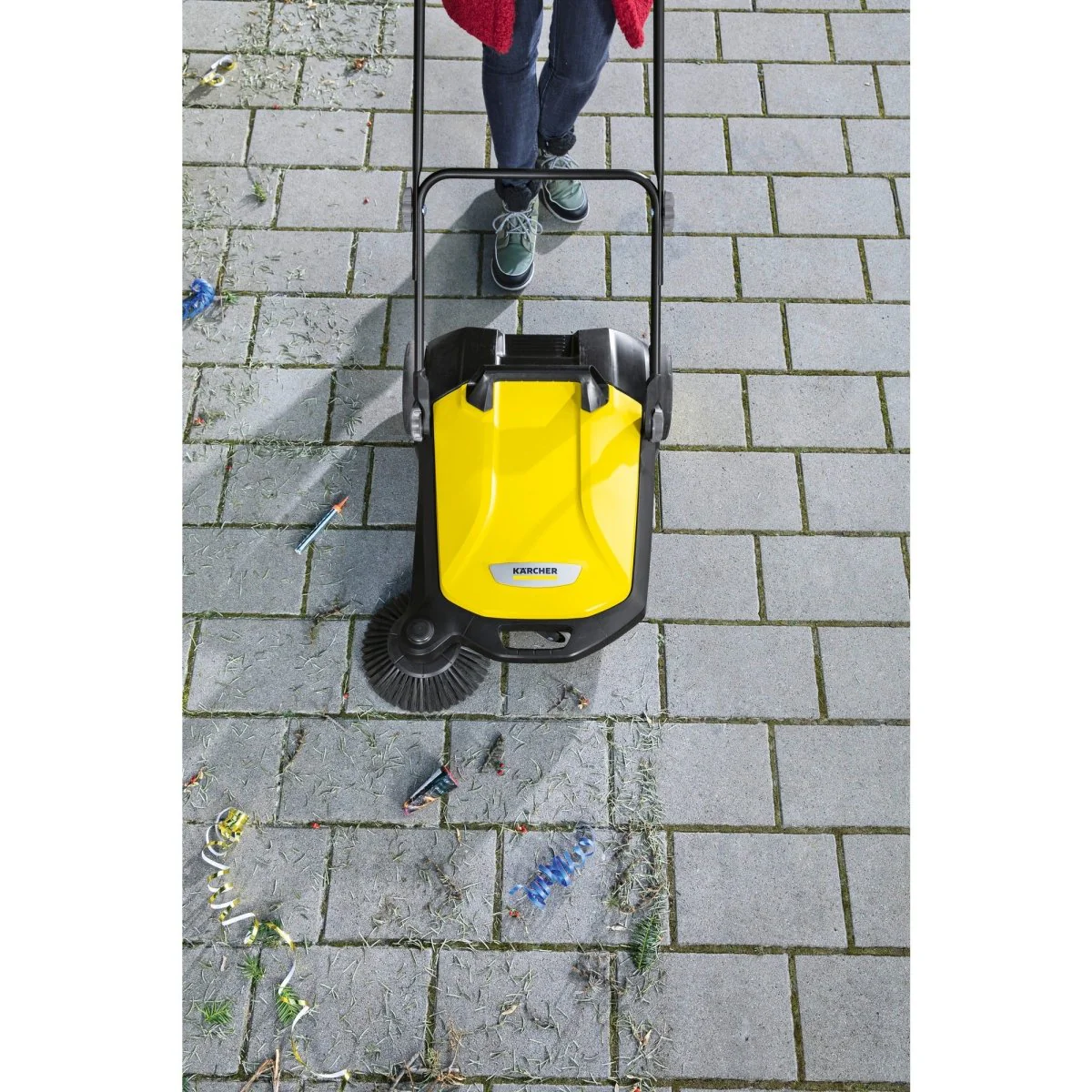 Balayeuse manuelle 2025 S 4 : Nettoyage efficace toute l’année dans les espaces restreints et étroits