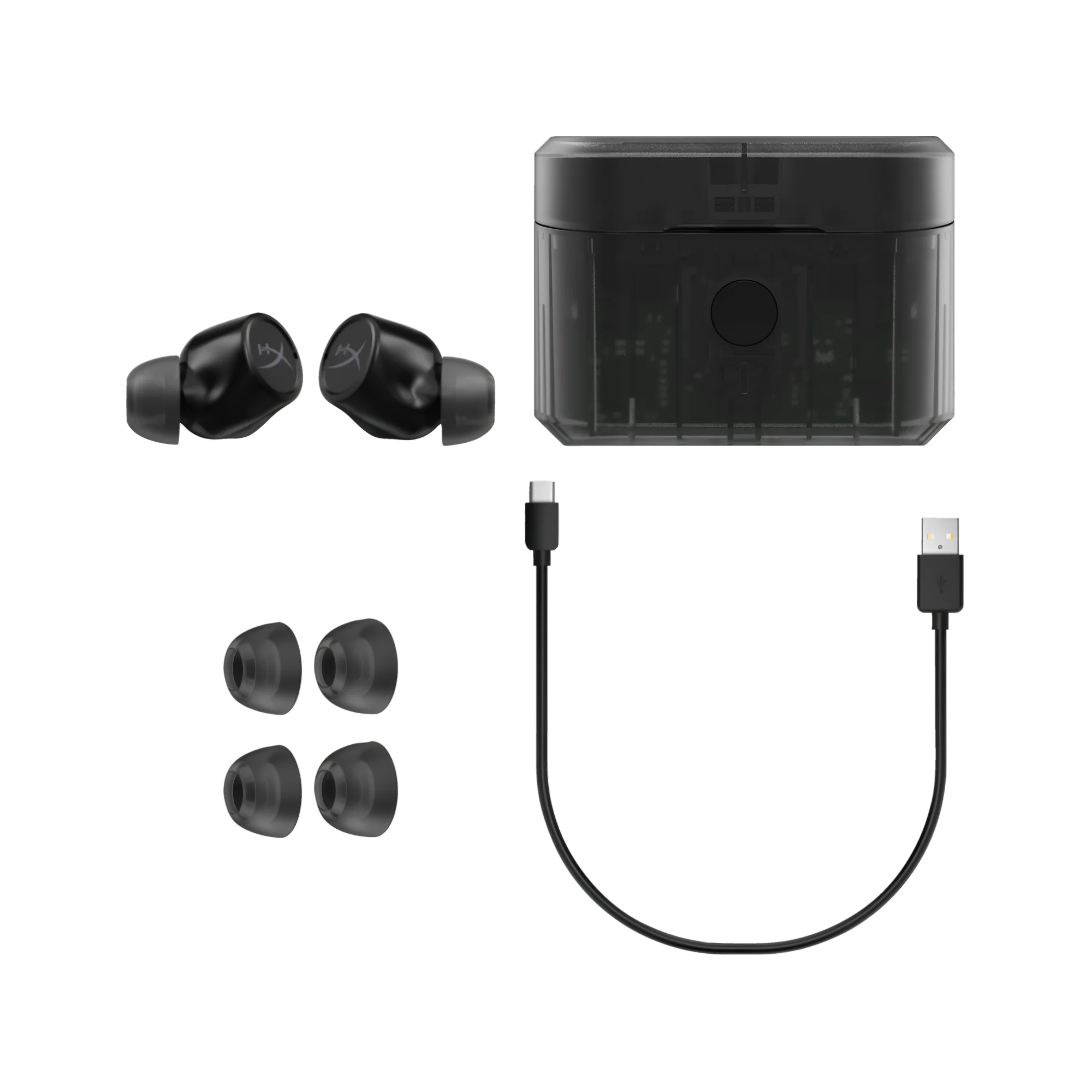 HyperX Cirro Buds Pro TWS In-Ear-Kopfhörer Black Edition (2025)