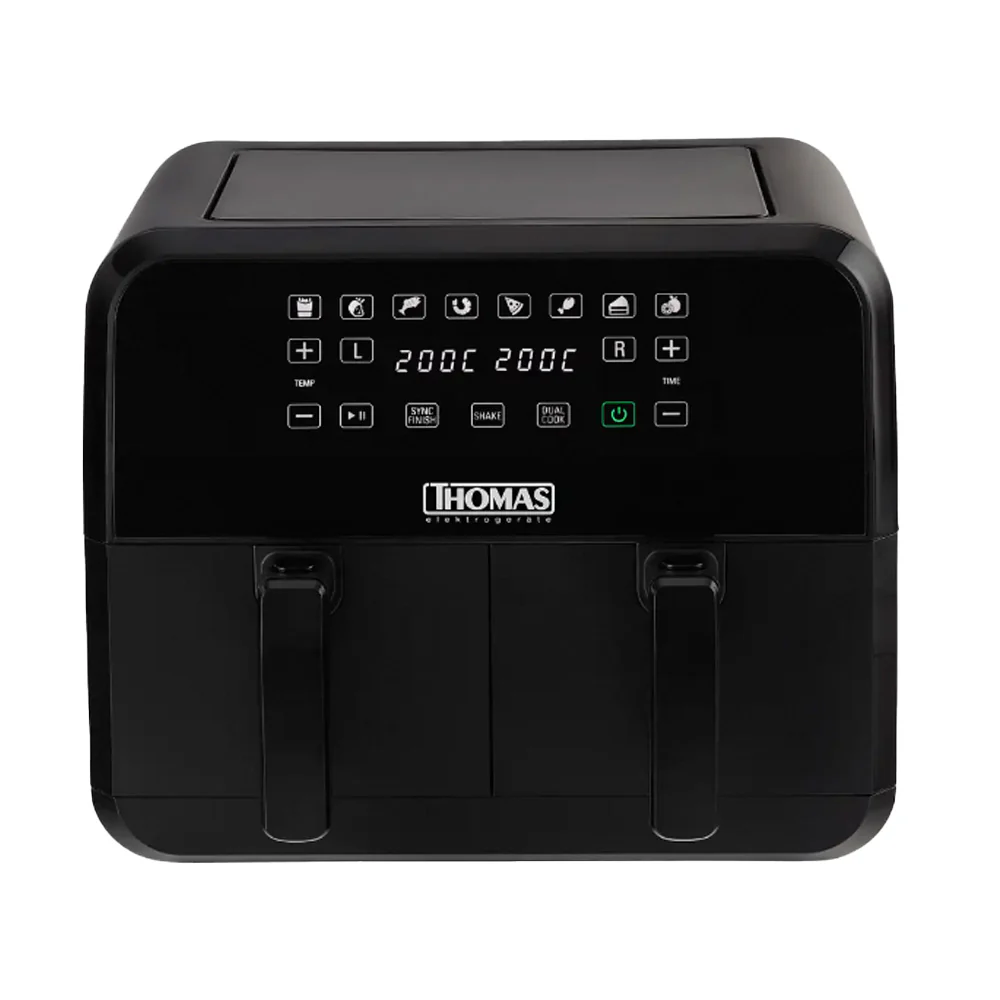 2025 Thomas TH-AF80DI 8L Airfryer med to kurve