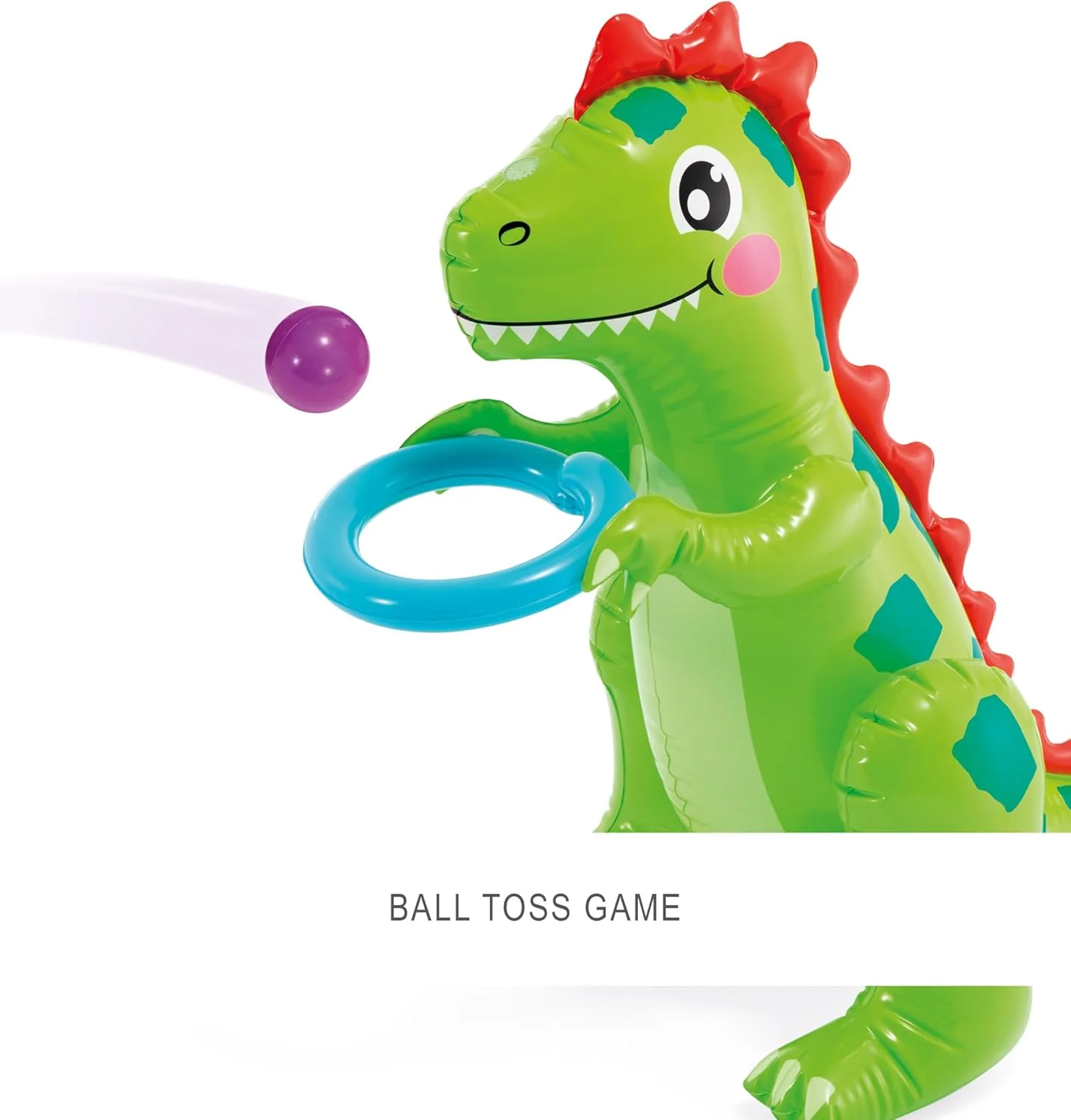 Intex Jungle Adventure Oppusteligt Legeområde – Pool med Rutsjebane og Vandlege til Børn