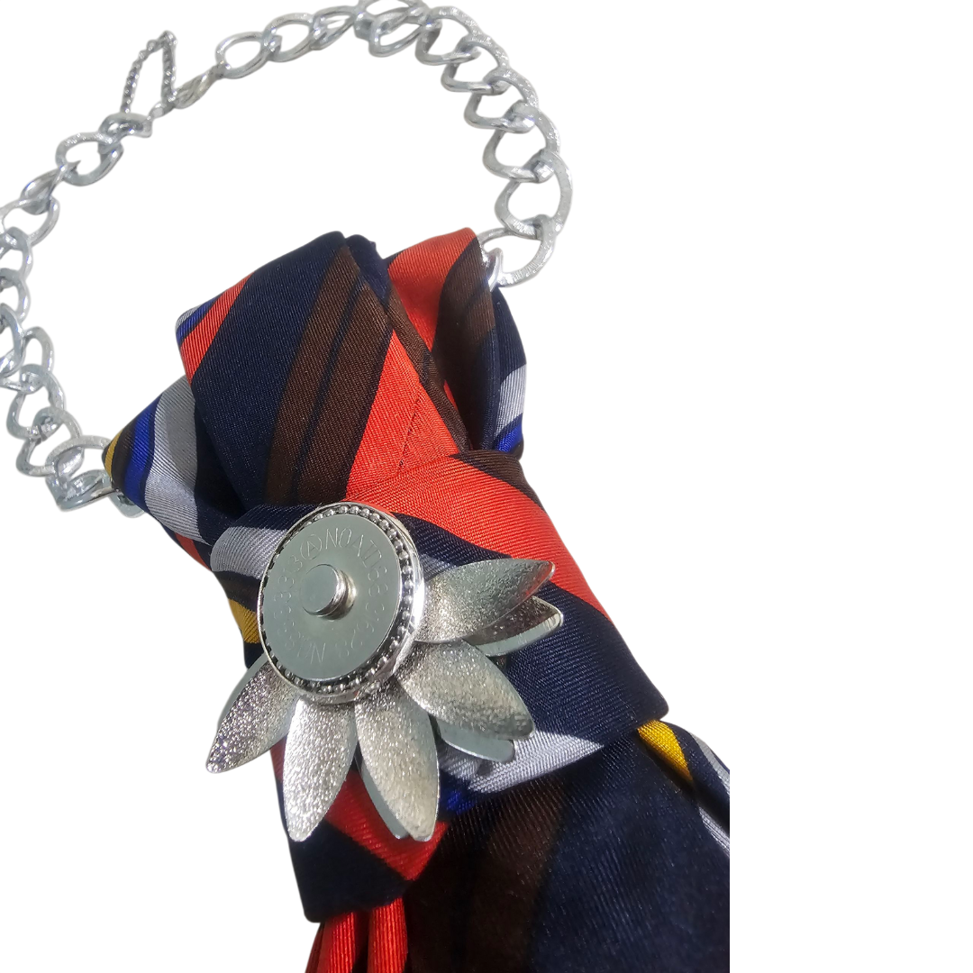 Stripes Fire 4-in-1 Jeweled Tie