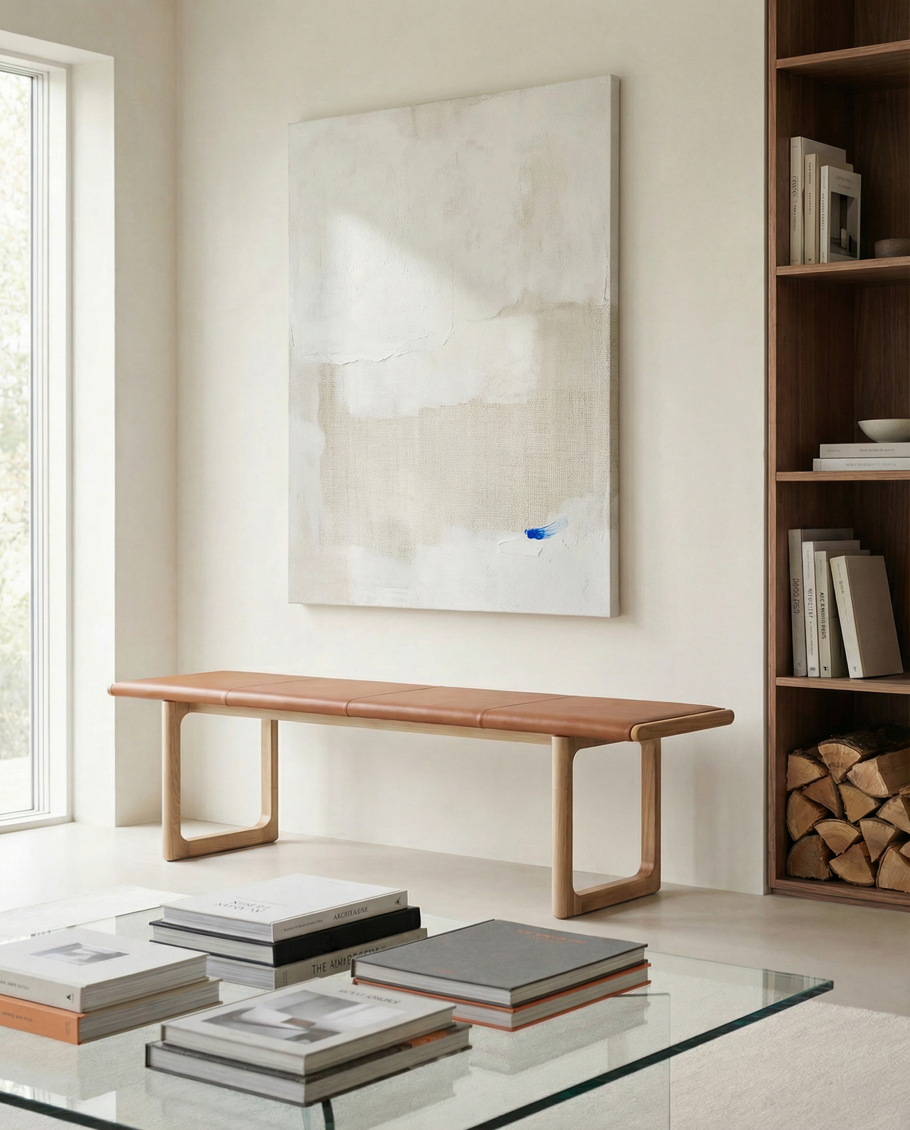 Hover Bench | Leather Seat