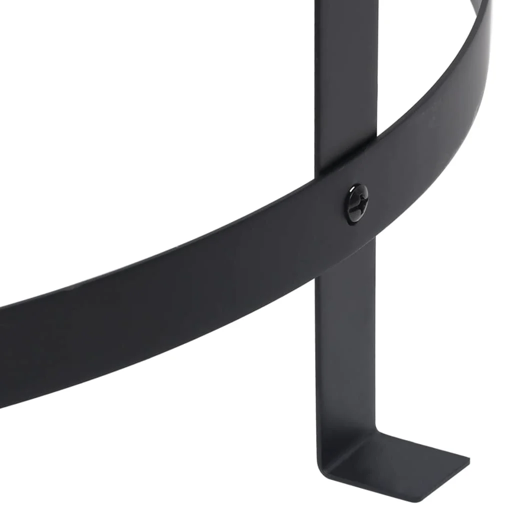 2025 76 cm Edelstahl-Feuerschale mit Rost, Kocher, Schürhaken und Funkenschutzgitter