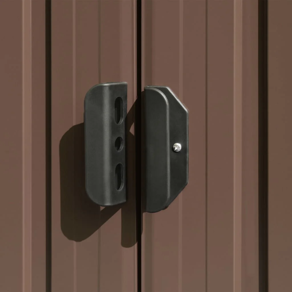 2025 Haveskur, Galvaniseret Stål, Brun, 257x779x181 cm V6776