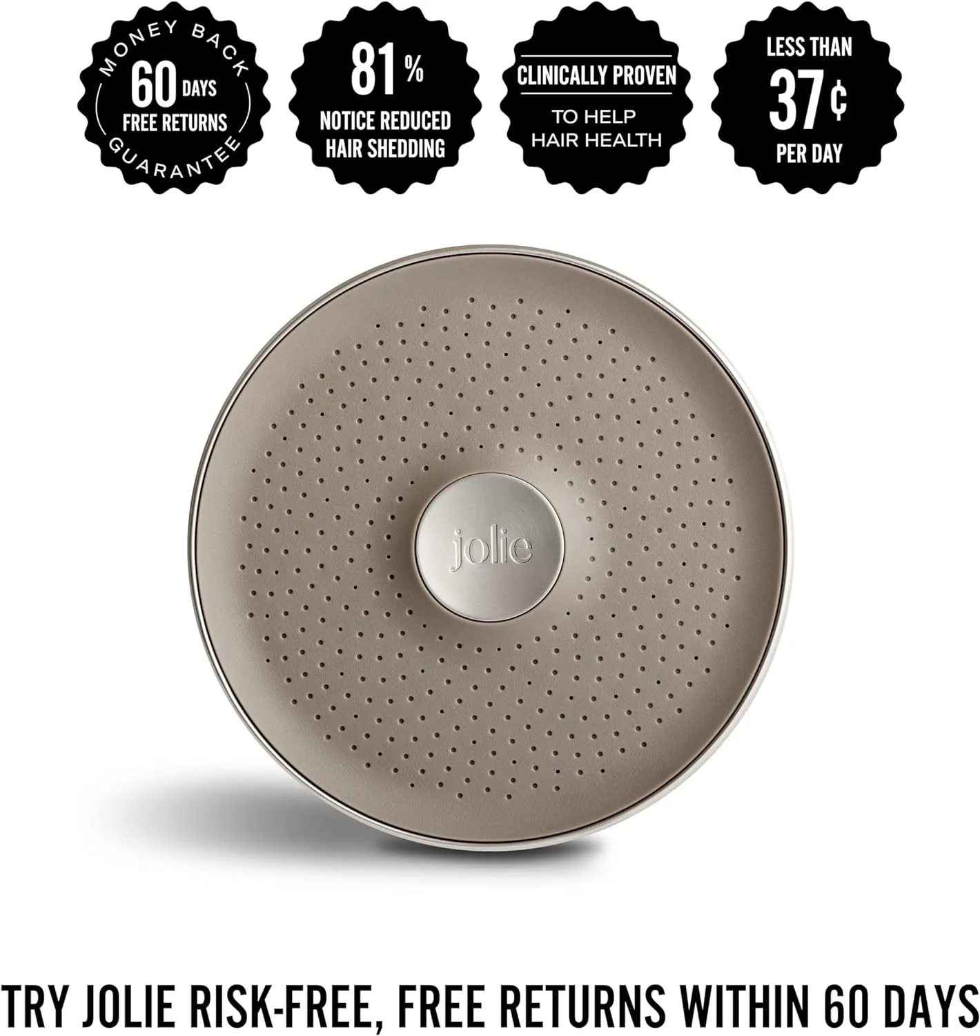 Pommeau de douche filtrant Jolie Skin Co - Noir de jais