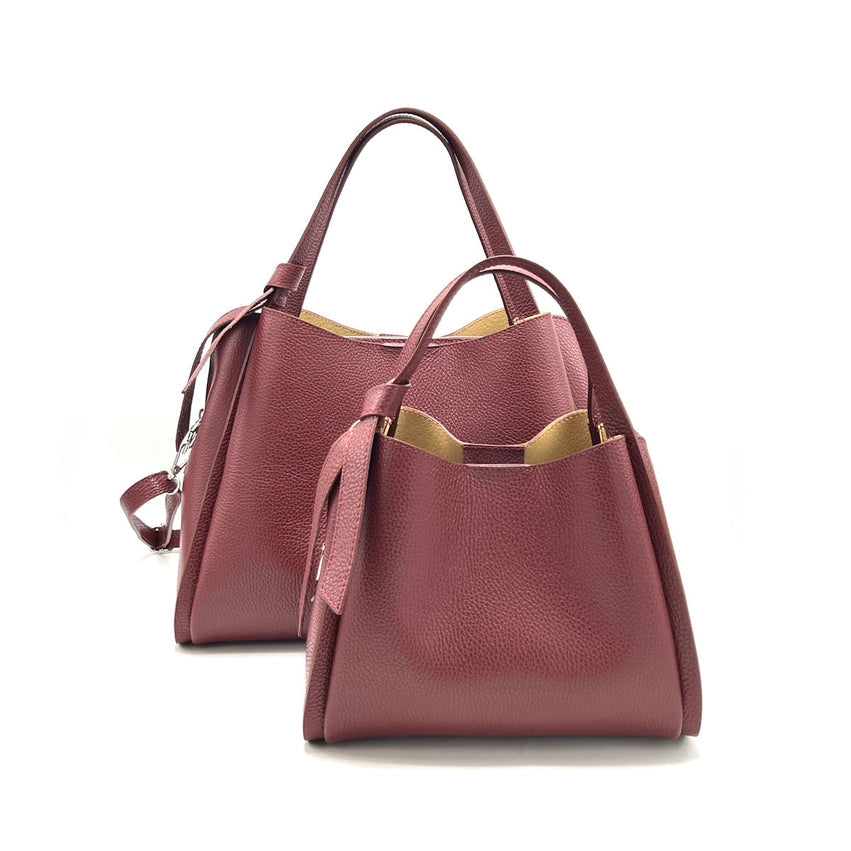 Pienza - Italian Leather Tote Handbag