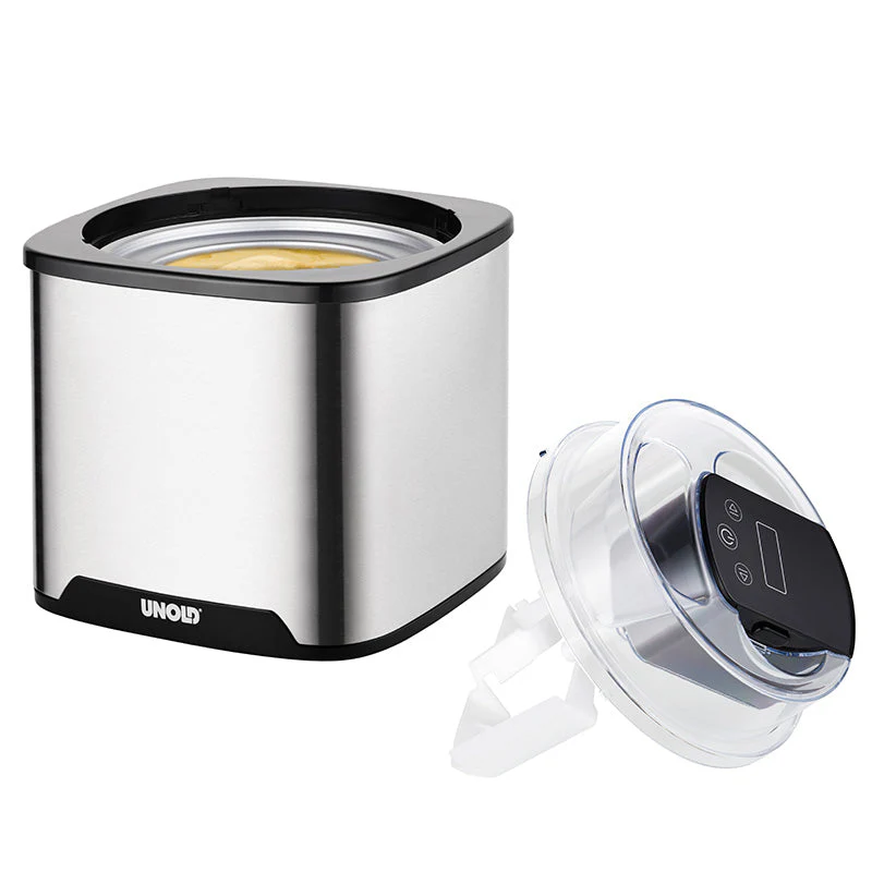 2025 Gelato-Sorbet-Maschine mit Rezeptbuch, 1,5 l