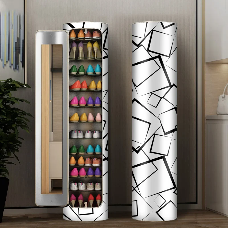 Schuhschrank mit großem Fassungsvermögen, mehreren Ebenen und Rotationsfunktion zur Desinfektion
