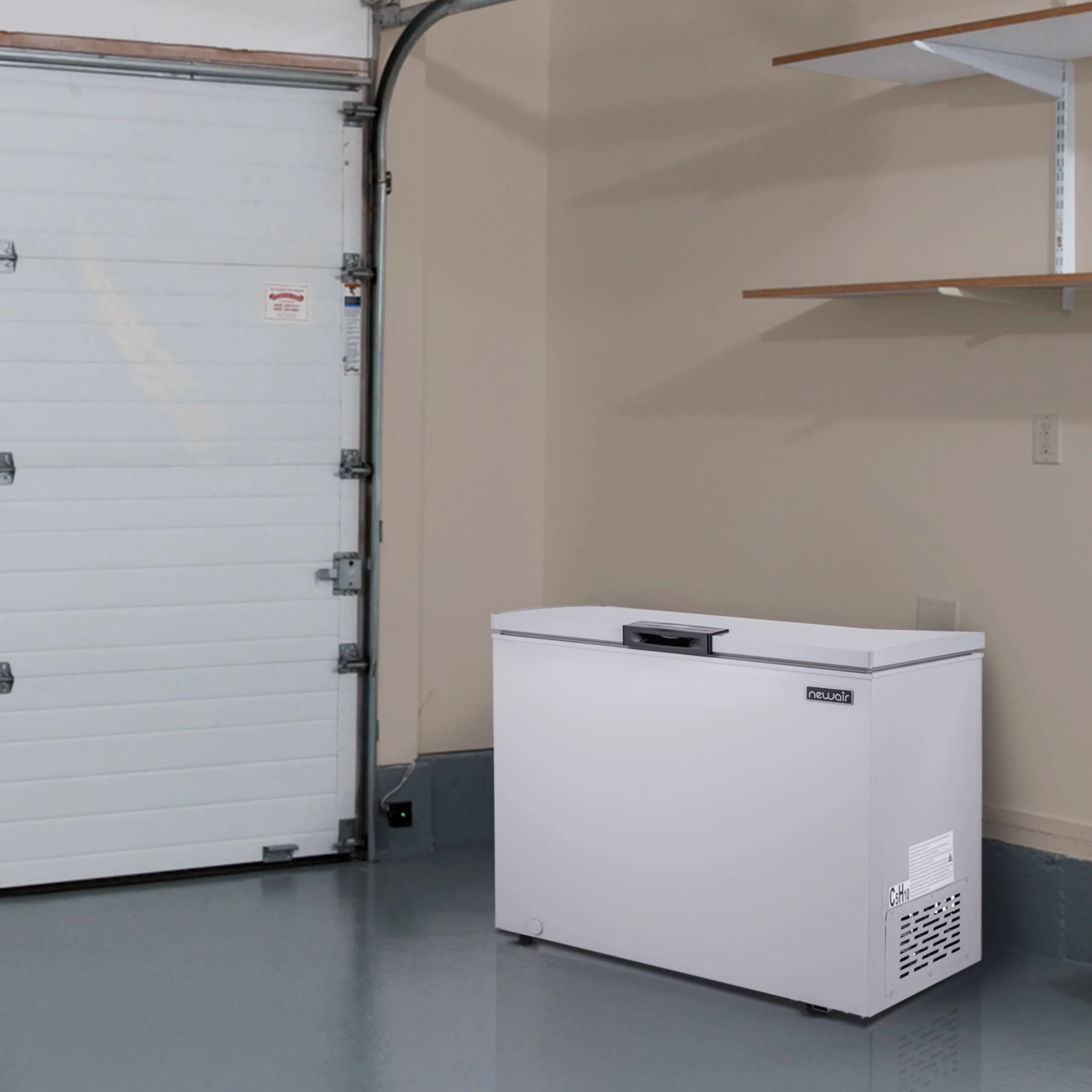 2025 Newair® kompakt kummefryser. 6,7 kubikfod – kølig grå