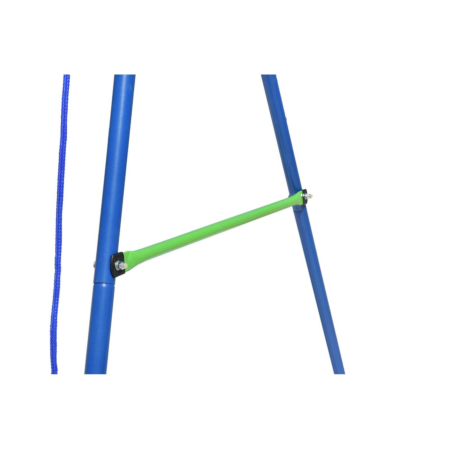 Børnehavegynge + 3 år metallegesæt til børn udendørs legetøj 142x142x180 cm lasteevne op til 45 kg