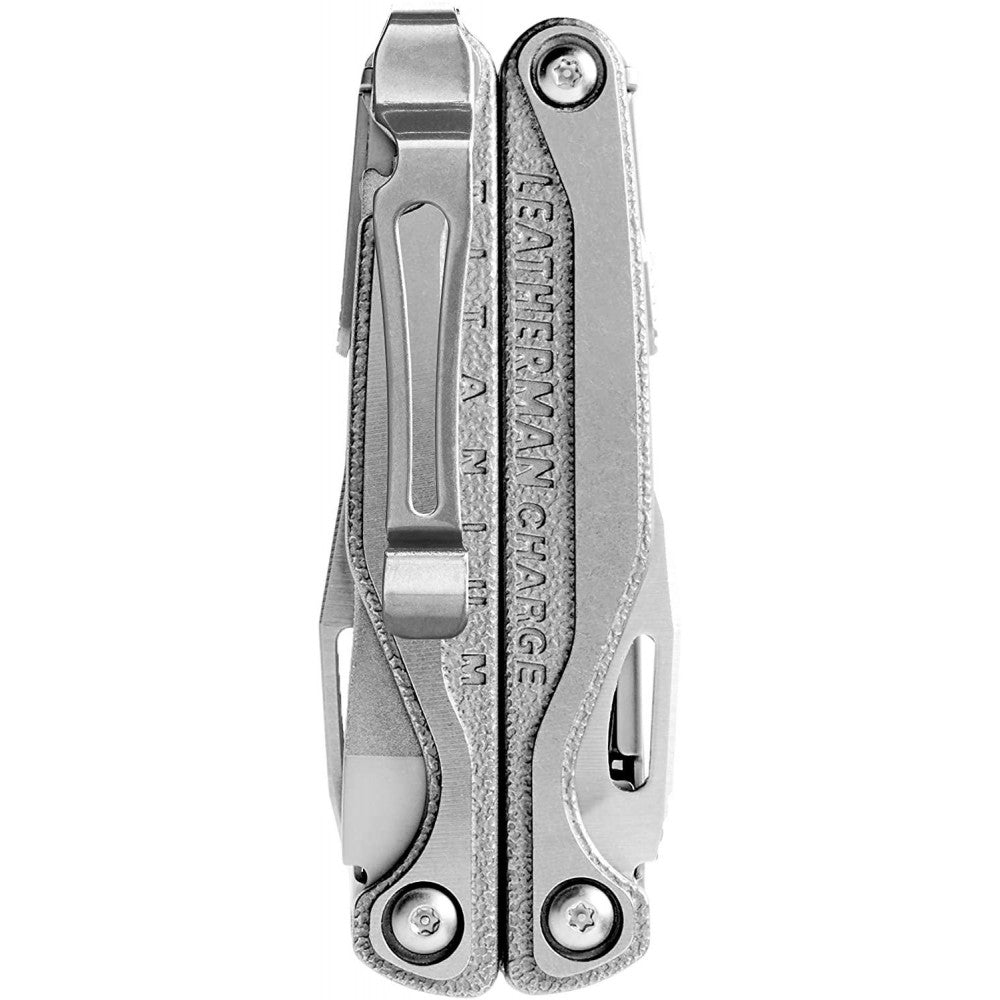 LEATHERMAN Charge Plus TTi Titanium Multi-Tool mit austauschbarer Premium-Schere und Drahtschneider, Edelstahl, hergestellt in den USA